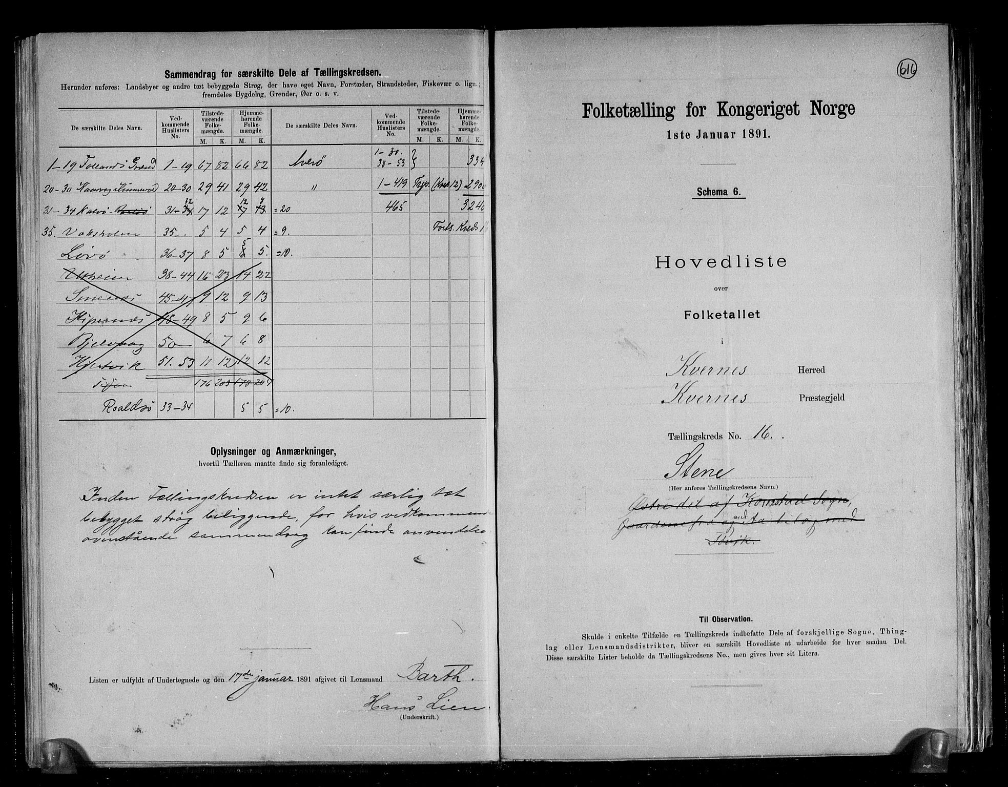 RA, 1891 census for 1553 Kvernes, 1891, p. 34