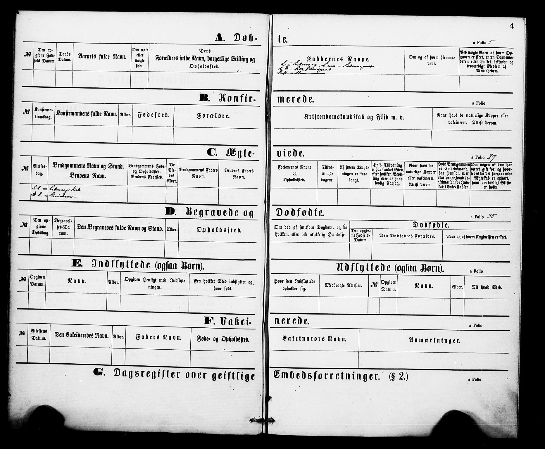 Askøy Sokneprestembete, AV/SAB-A-74101/H/Ha/Haa/Haae/L0001: Parish register (official) no. E 1, 1875-1877, p. 4