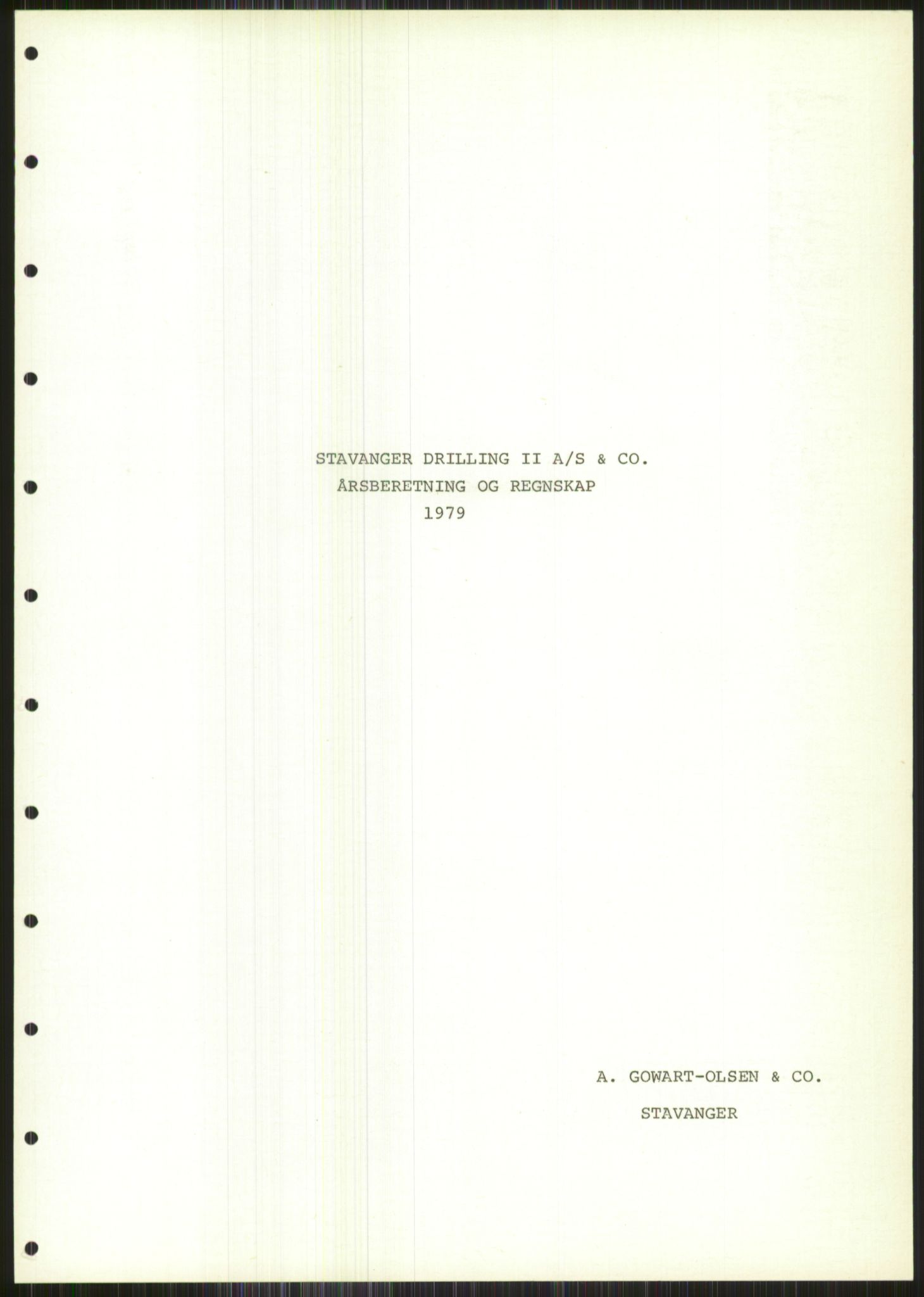 Pa 1503 - Stavanger Drilling AS, SAST/A-101906/A/Ac/L0002: Årsberetninger, 1979-1982, p. 2