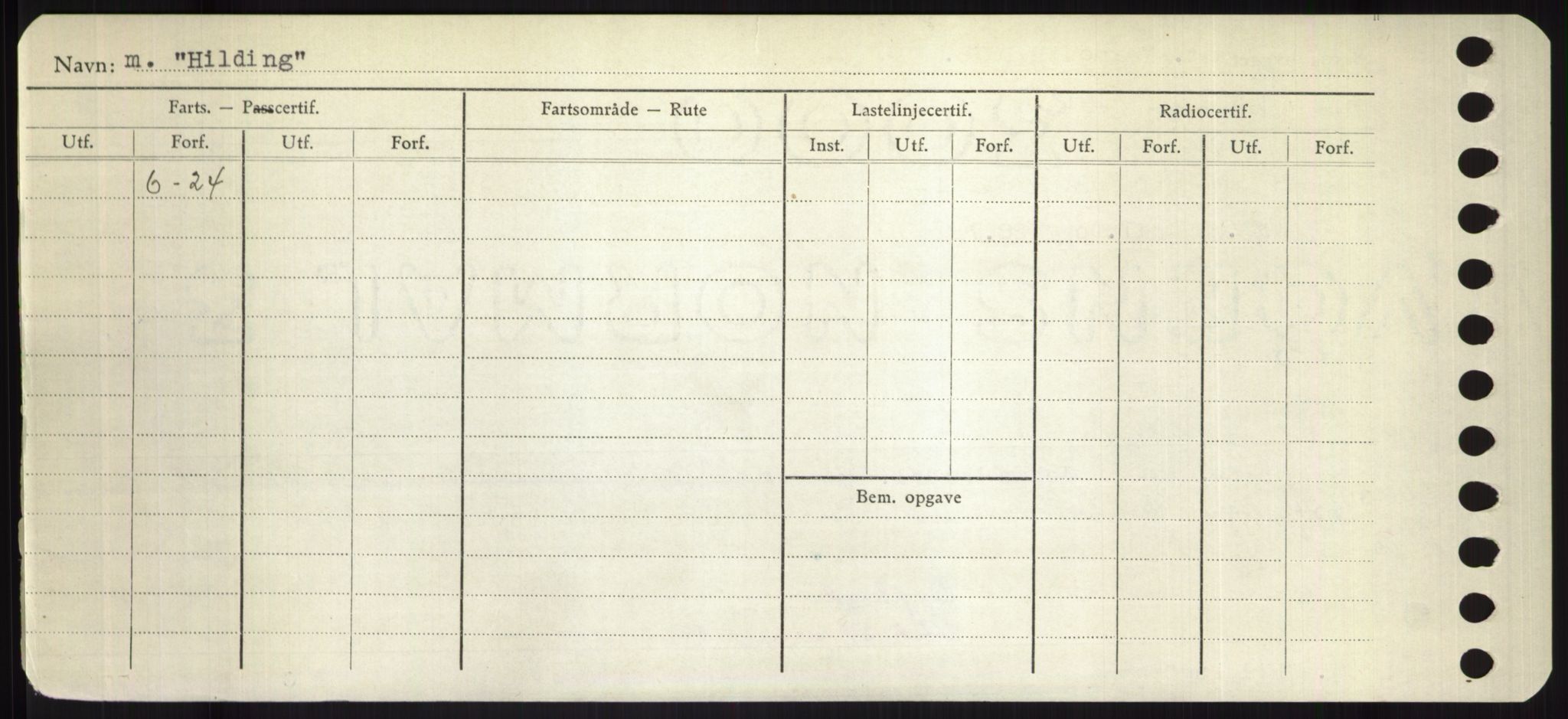 Sjøfartsdirektoratet med forløpere, Skipsmålingen, RA/S-1627/H/Hd/L0016: Fartøy, Hid-Holg, p. 48