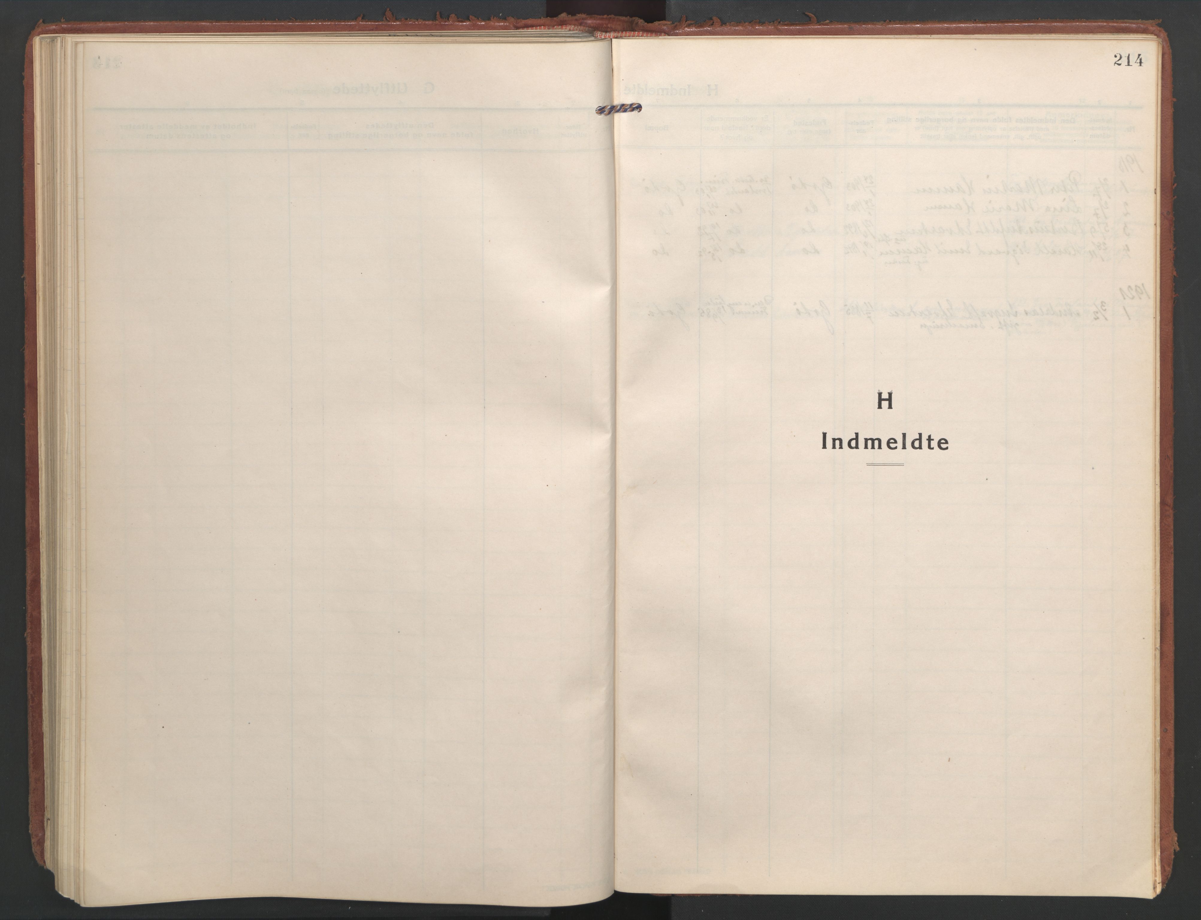 Ministerialprotokoller, klokkerbøker og fødselsregistre - Nordland, SAT/A-1459/804/L0086: Parish register (official) no. 804A07, 1916-1935, p. 214