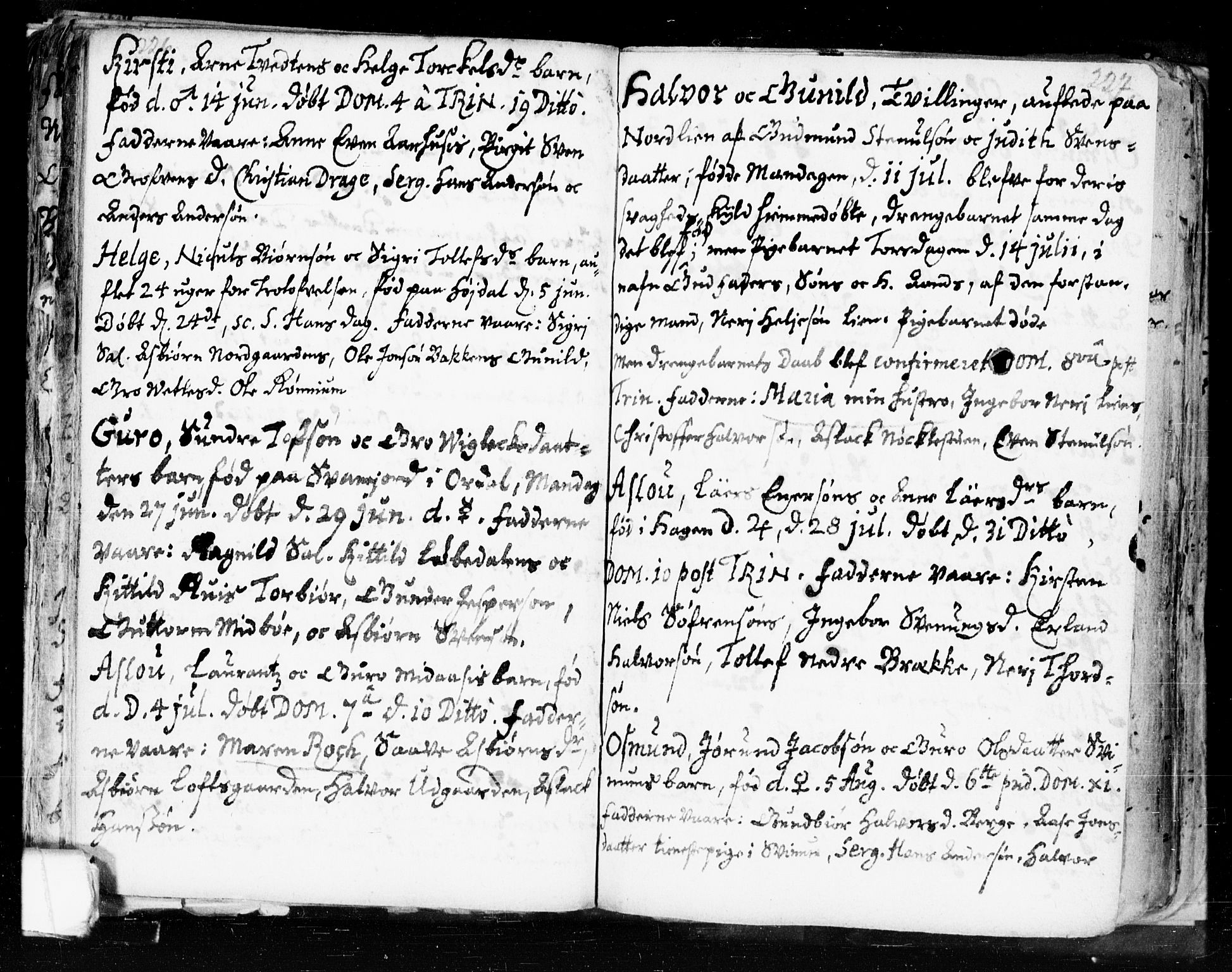 Seljord kirkebøker, AV/SAKO-A-20/F/Fa/L0002: Parish register (official) no. I 2, 1689-1713, p. 226-227