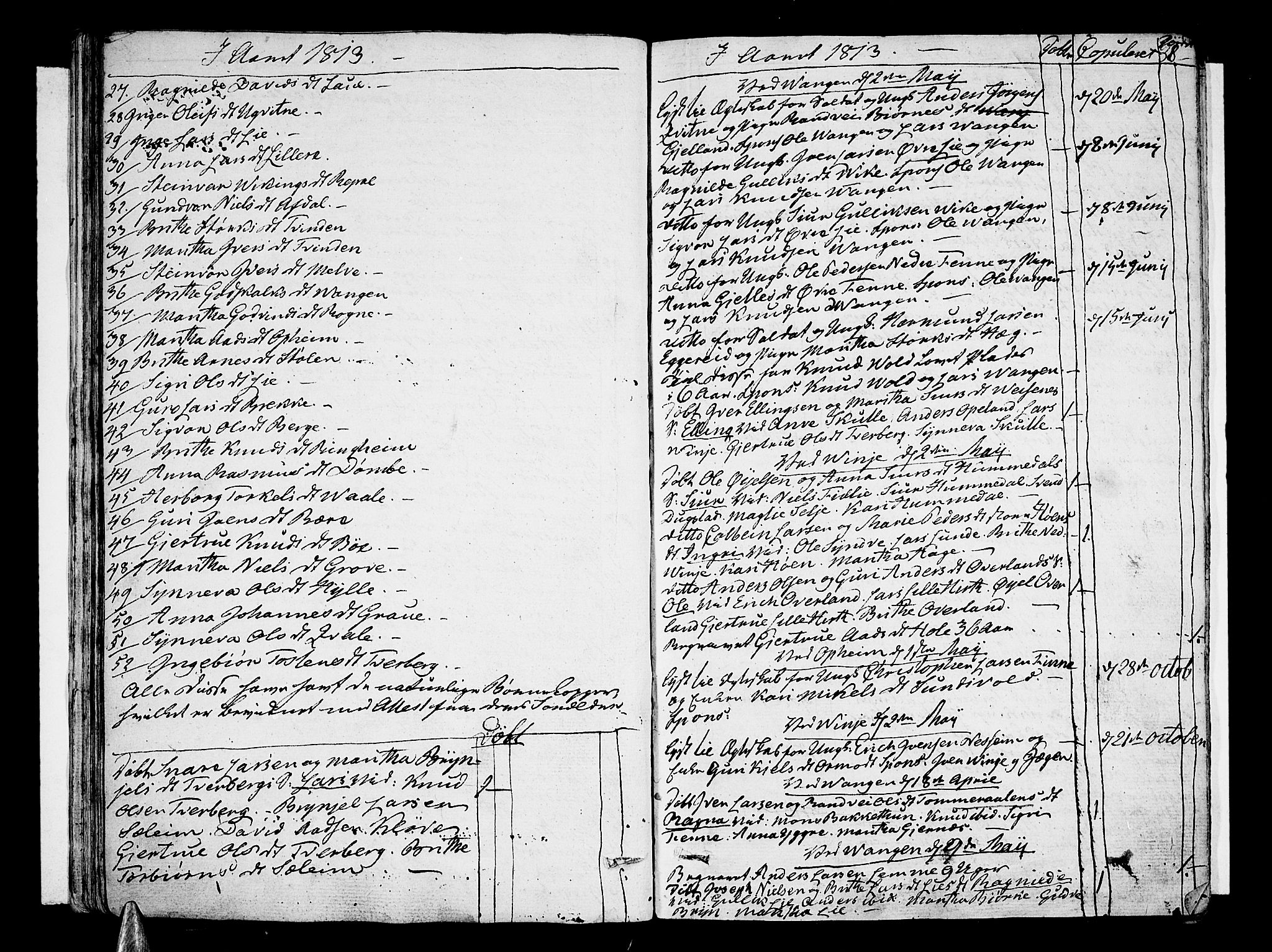Voss sokneprestembete, SAB/A-79001/H/Haa: Parish register (official) no. A 10, 1810-1821, p. 38