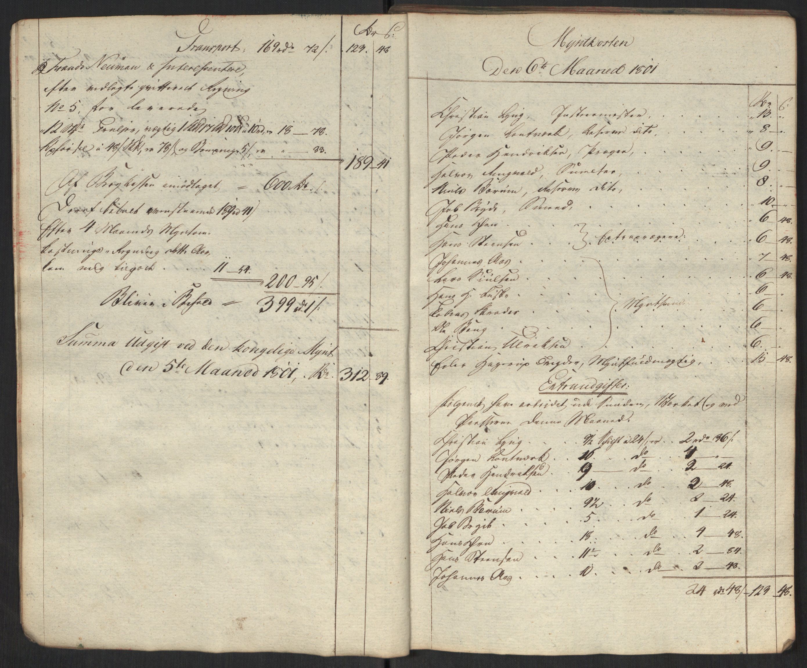 Rentekammeret inntil 1814, Realistisk ordnet avdeling, AV/RA-EA-4070/Oa/L0010: [Y8]: Regninger for Kongsbergs mynt., 1760-1805, p. 609