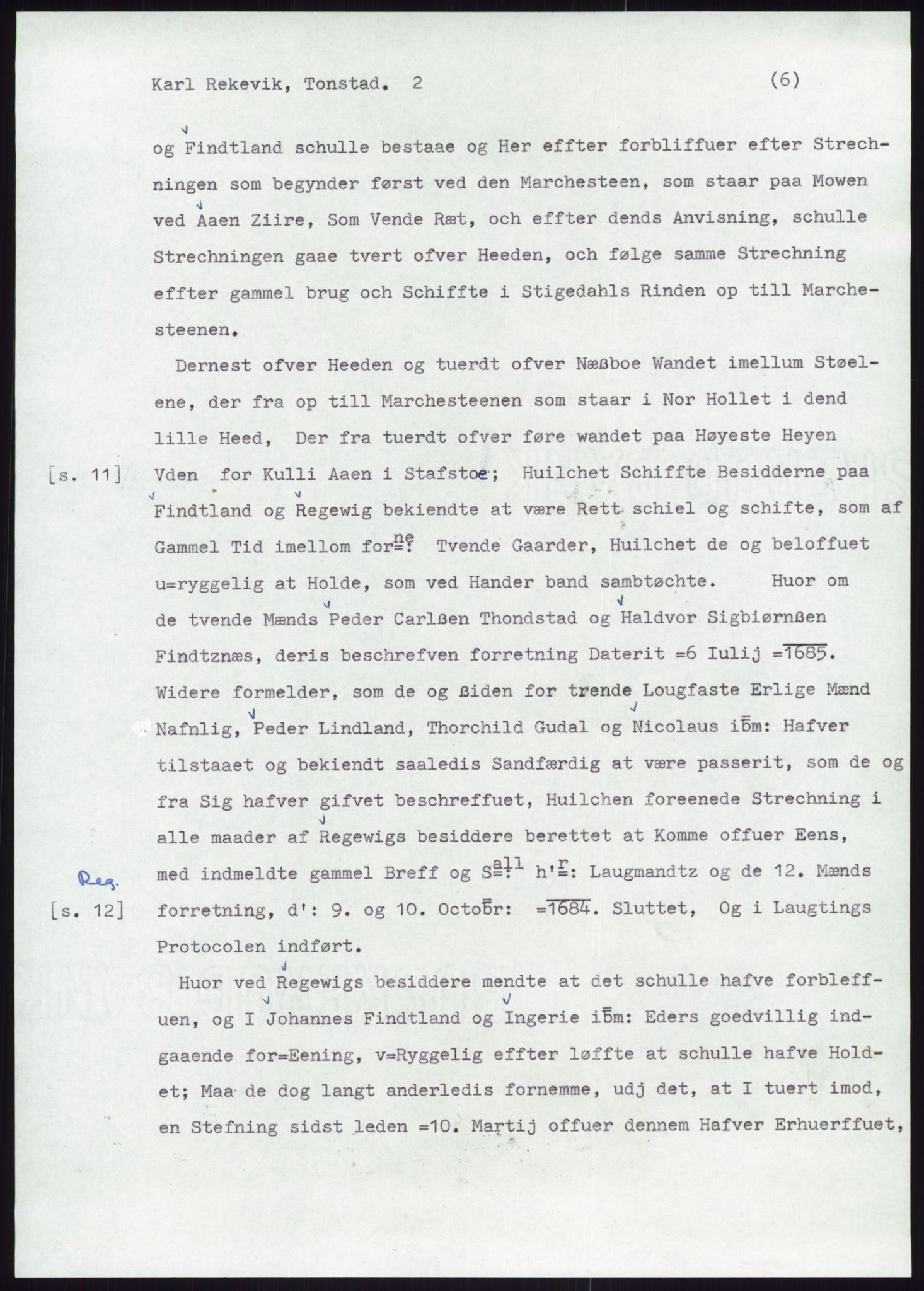 Samlinger til kildeutgivelse, Diplomavskriftsamlingen, AV/RA-EA-4053/H/Ha, p. 2374