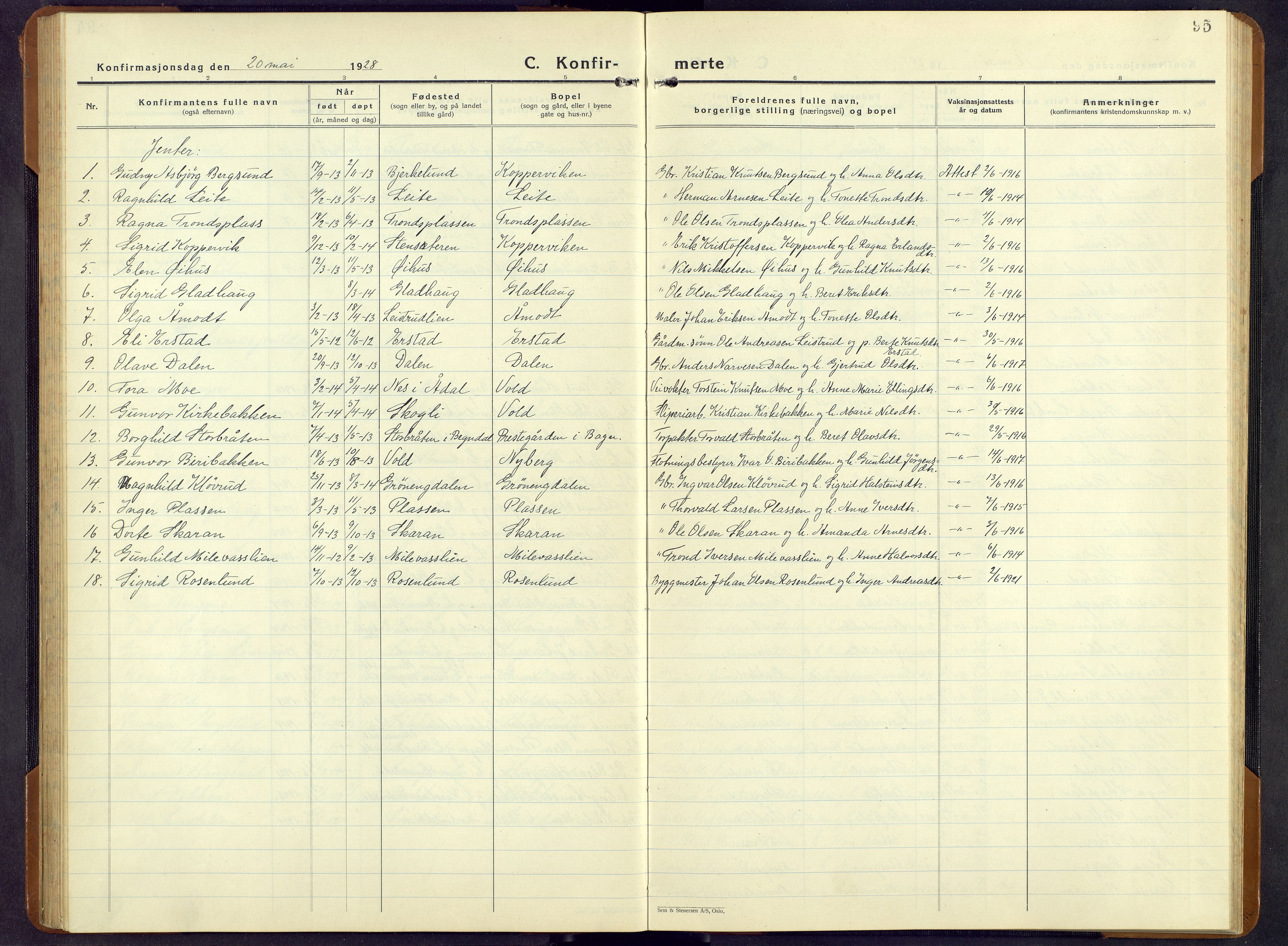 Sør-Aurdal prestekontor, AV/SAH-PREST-128/H/Ha/Hab/L0011: Parish register (copy) no. 11, 1922-1950, p. 95