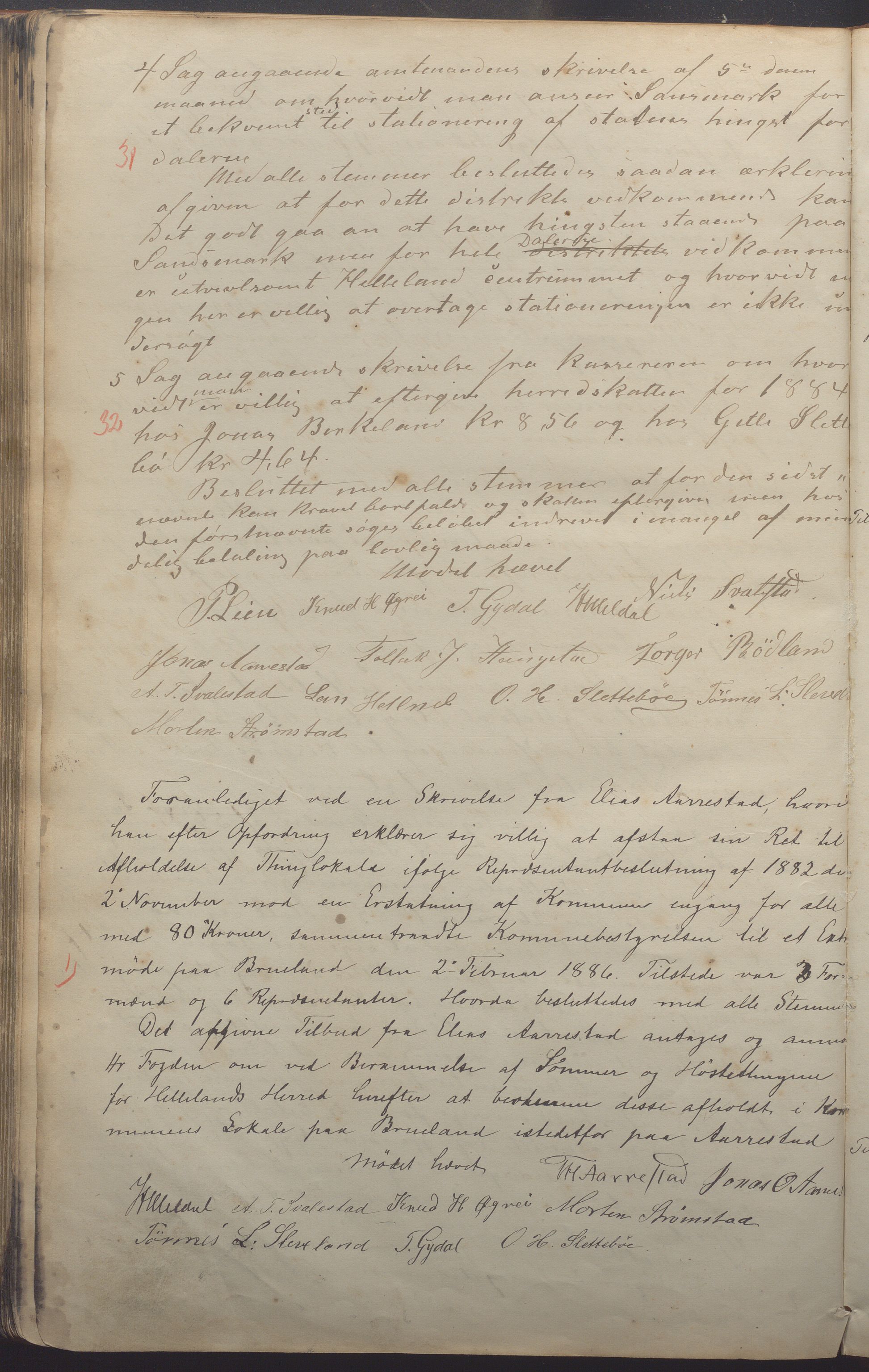 Helleland kommune - Formannskapet, IKAR/K-100479/A/Aa/L0002: Møtebok, 1866-1887, p. 178b