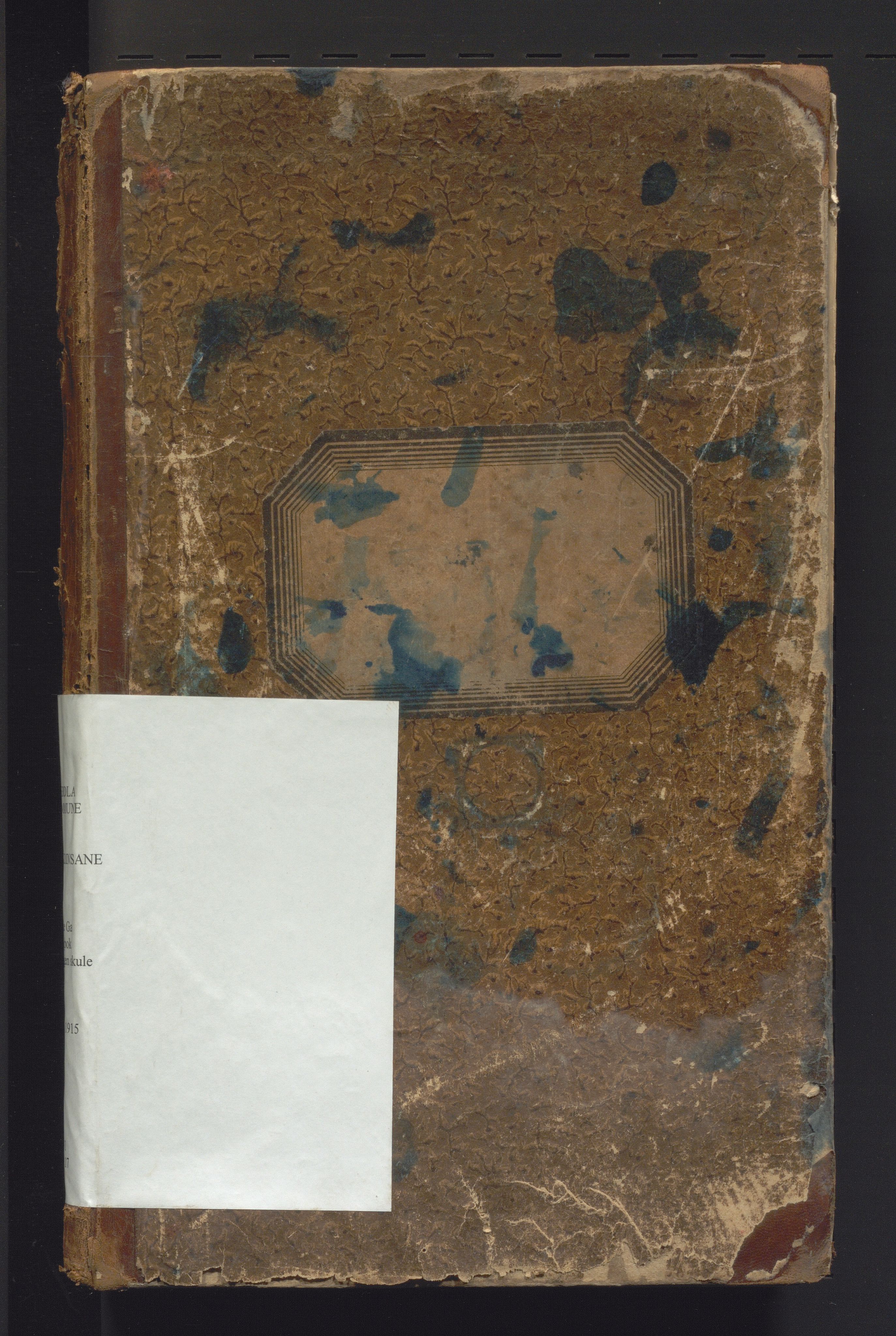 Herdla kommune. Barneskulane, IKAH/1258-231/G/Ga/L0017: Dagbok for Blomvågen skule, 1900-1915