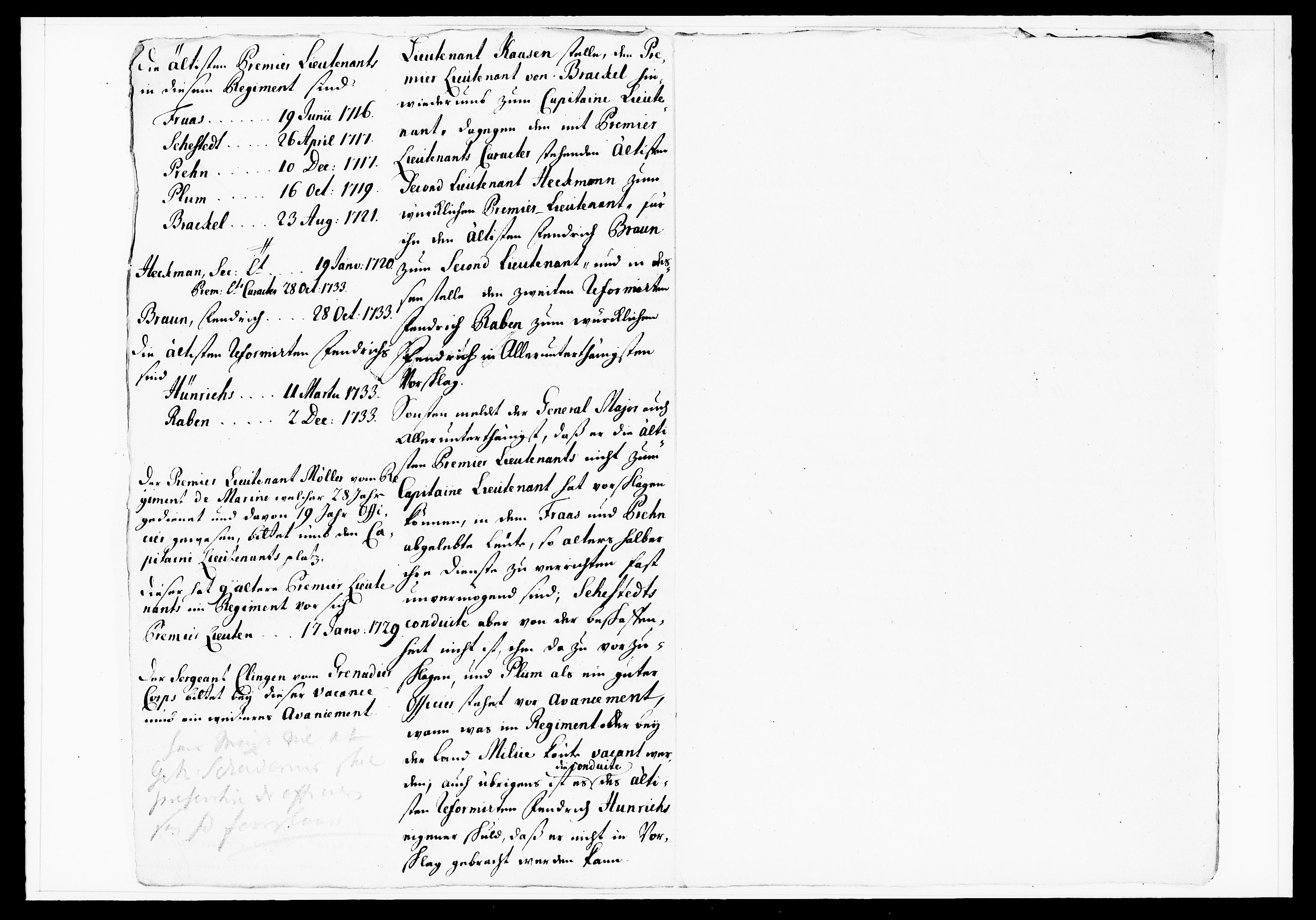 Krigskollegiet, Krigskancelliet, DRA/A-0006/-/1130-1137: Refererede sager, 1736, p. 57