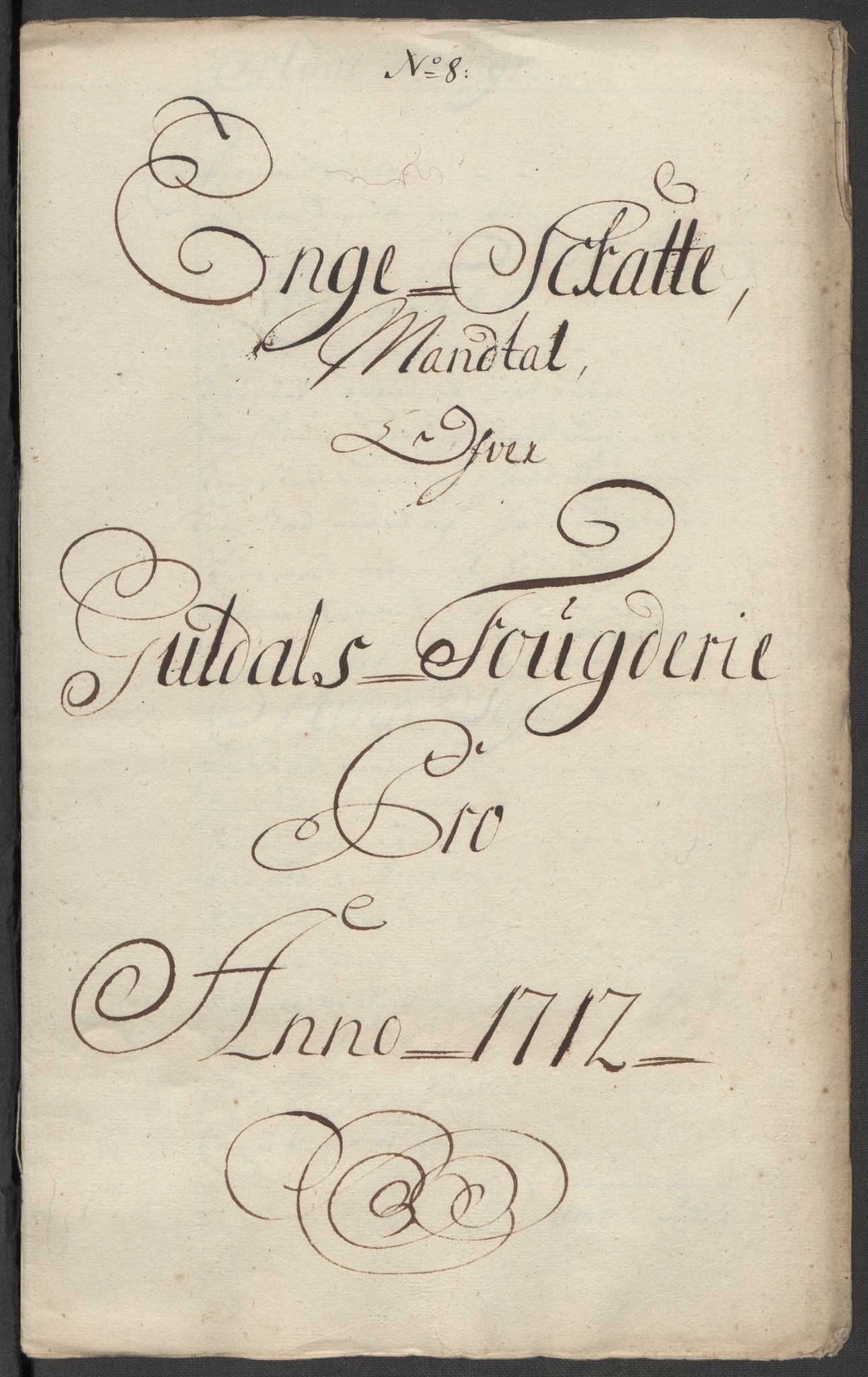 Rentekammeret inntil 1814, Reviderte regnskaper, Fogderegnskap, RA/EA-4092/R60/L3963: Fogderegnskap Orkdal og Gauldal, 1712, p. 287