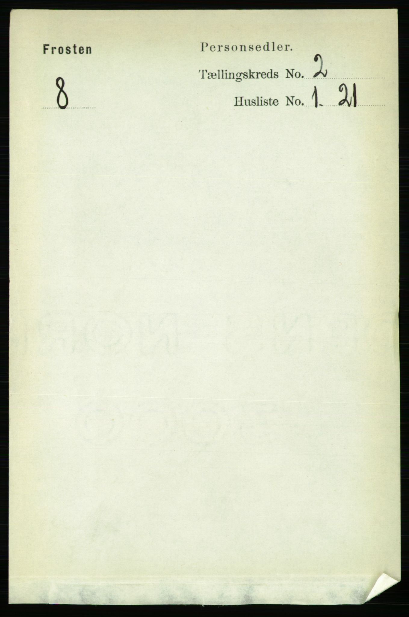 RA, 1891 census for 1717 Frosta, 1891, p. 1048