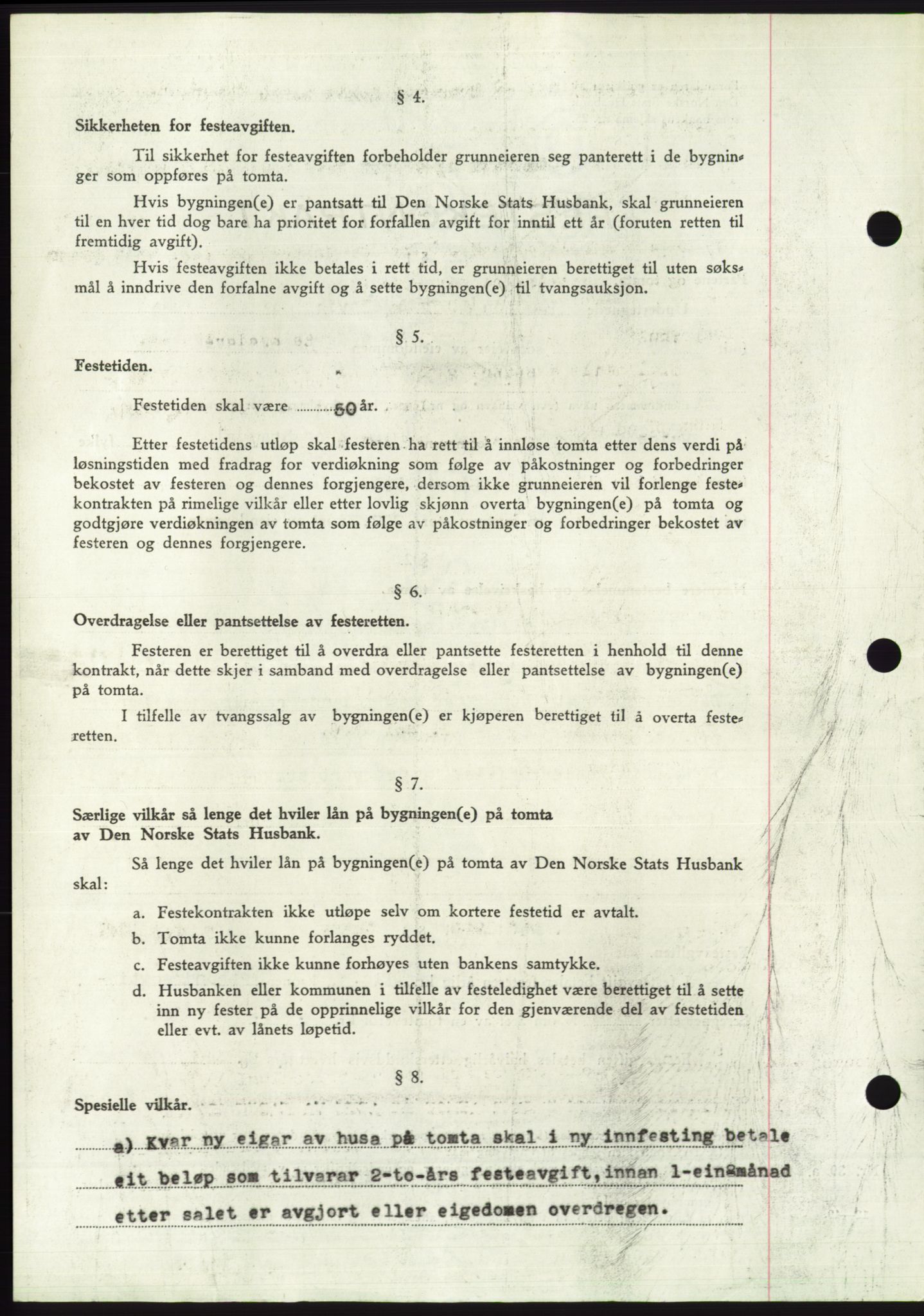 Søre Sunnmøre sorenskriveri, SAT/A-4122/1/2/2C/L0087: Mortgage book no. 13A, 1950-1950, Diary no: : 1034/1950