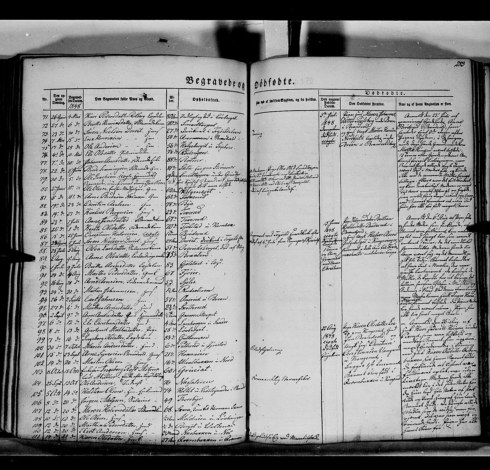 Grue prestekontor, AV/SAH-PREST-036/H/Ha/Haa/L0008: Parish register (official) no. 8, 1847-1858, p. 283