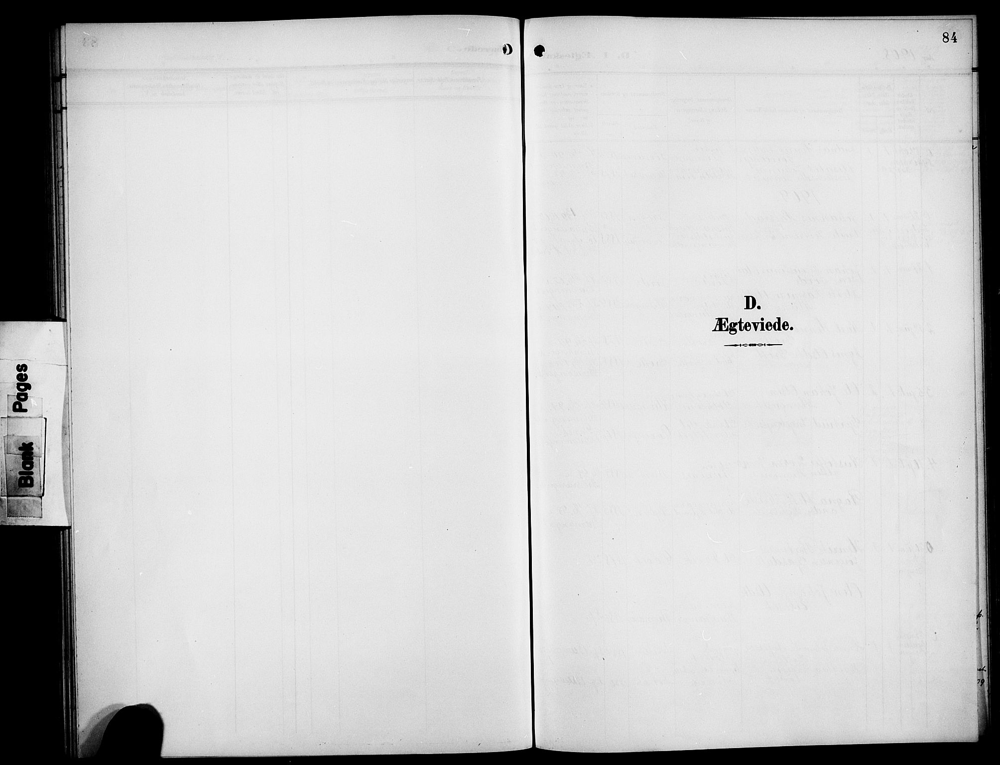 Bremanger sokneprestembete, SAB/A-82201/H/Hab/Habc/L0001: Parish register (copy) no. C 1, 1908-1919, p. 84