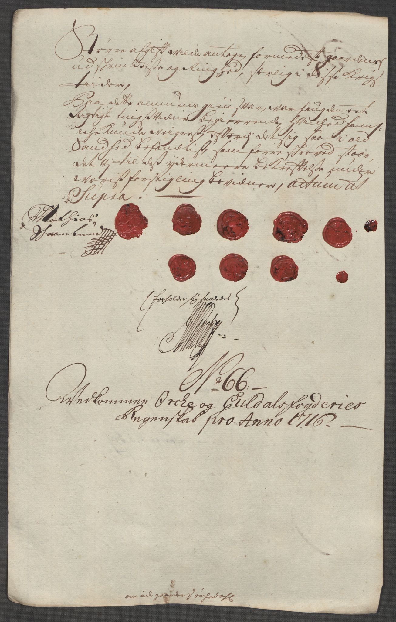 Rentekammeret inntil 1814, Reviderte regnskaper, Fogderegnskap, AV/RA-EA-4092/R60/L3968: Fogderegnskap Orkdal og Gauldal, 1716, p. 161