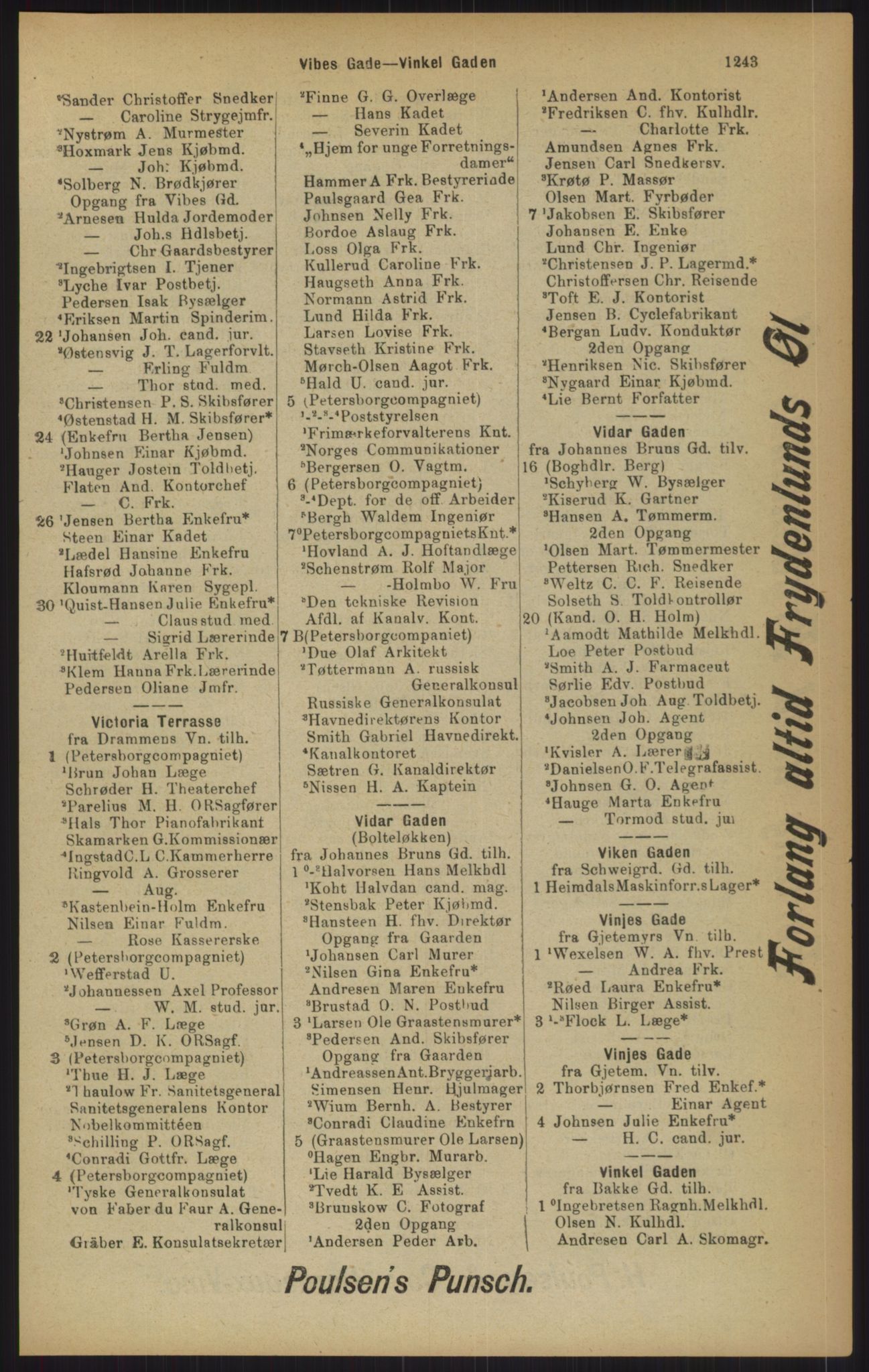 Kristiania/Oslo adressebok, PUBL/-, 1902, p. 1243