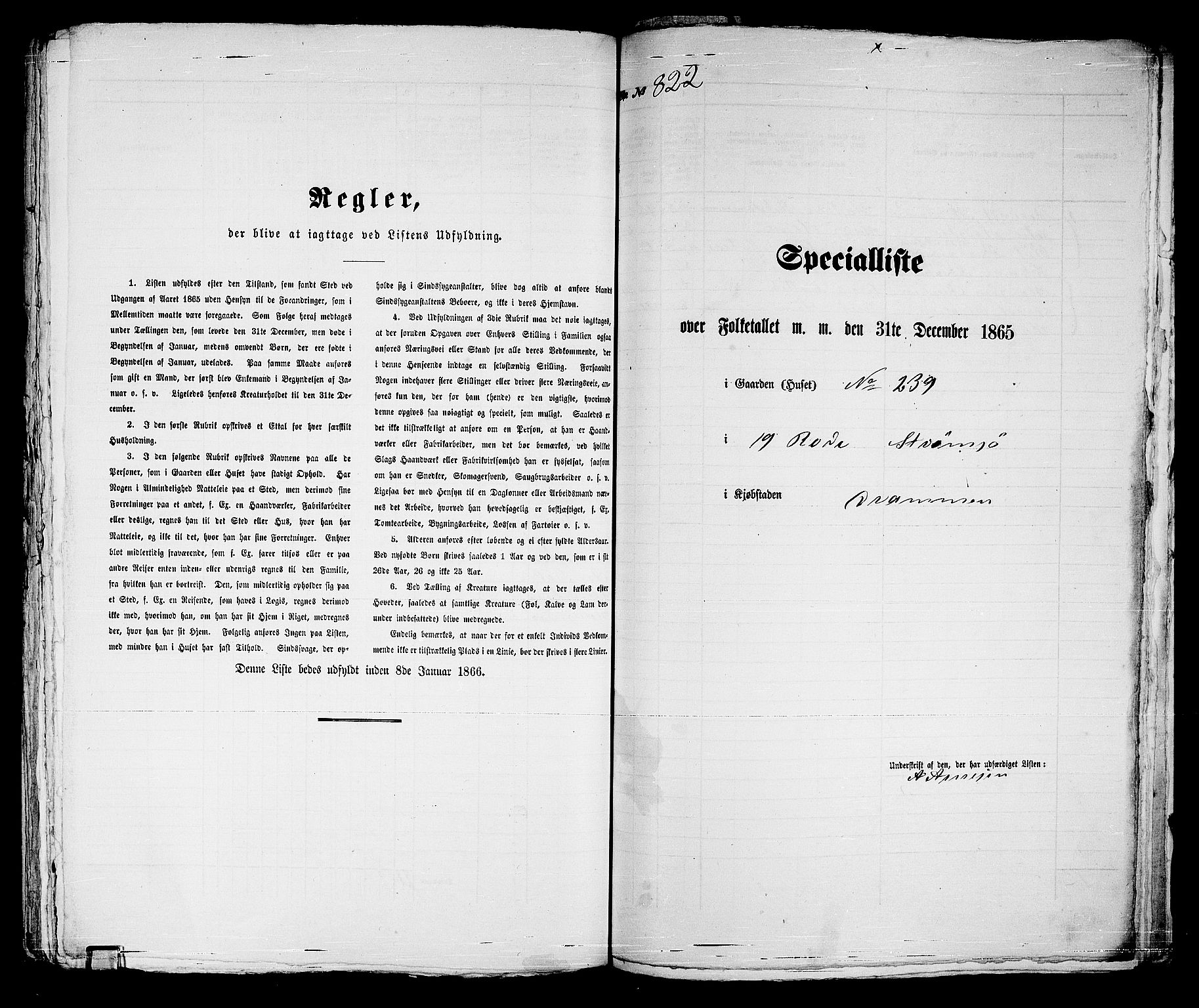 RA, 1865 census for Strømsø in Drammen, 1865, p. 459