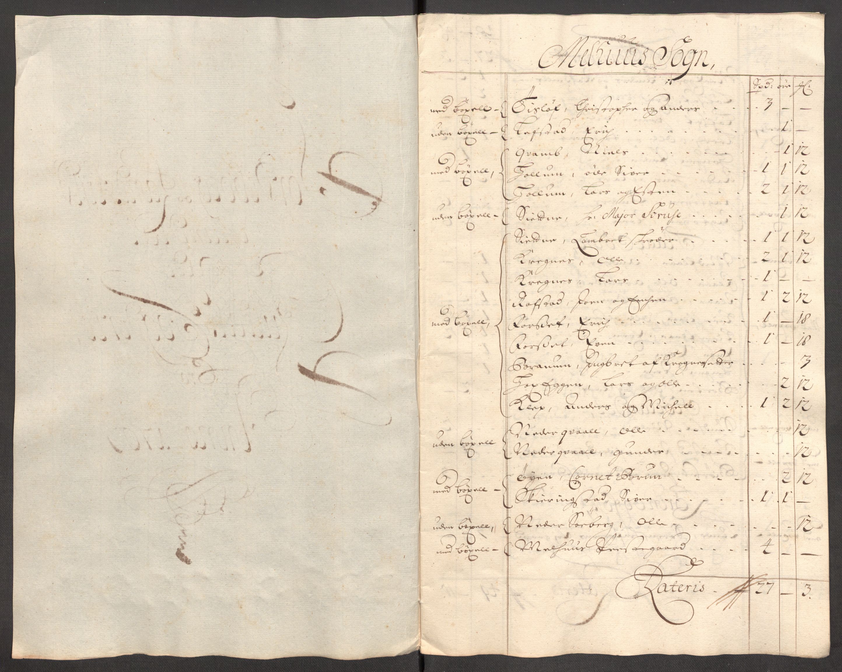 Rentekammeret inntil 1814, Reviderte regnskaper, Fogderegnskap, AV/RA-EA-4092/R60/L3953: Fogderegnskap Orkdal og Gauldal, 1703, p. 325