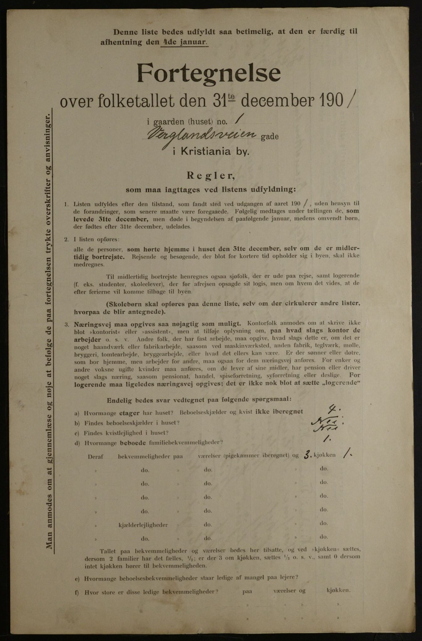 OBA, Municipal Census 1901 for Kristiania, 1901, p. 19523