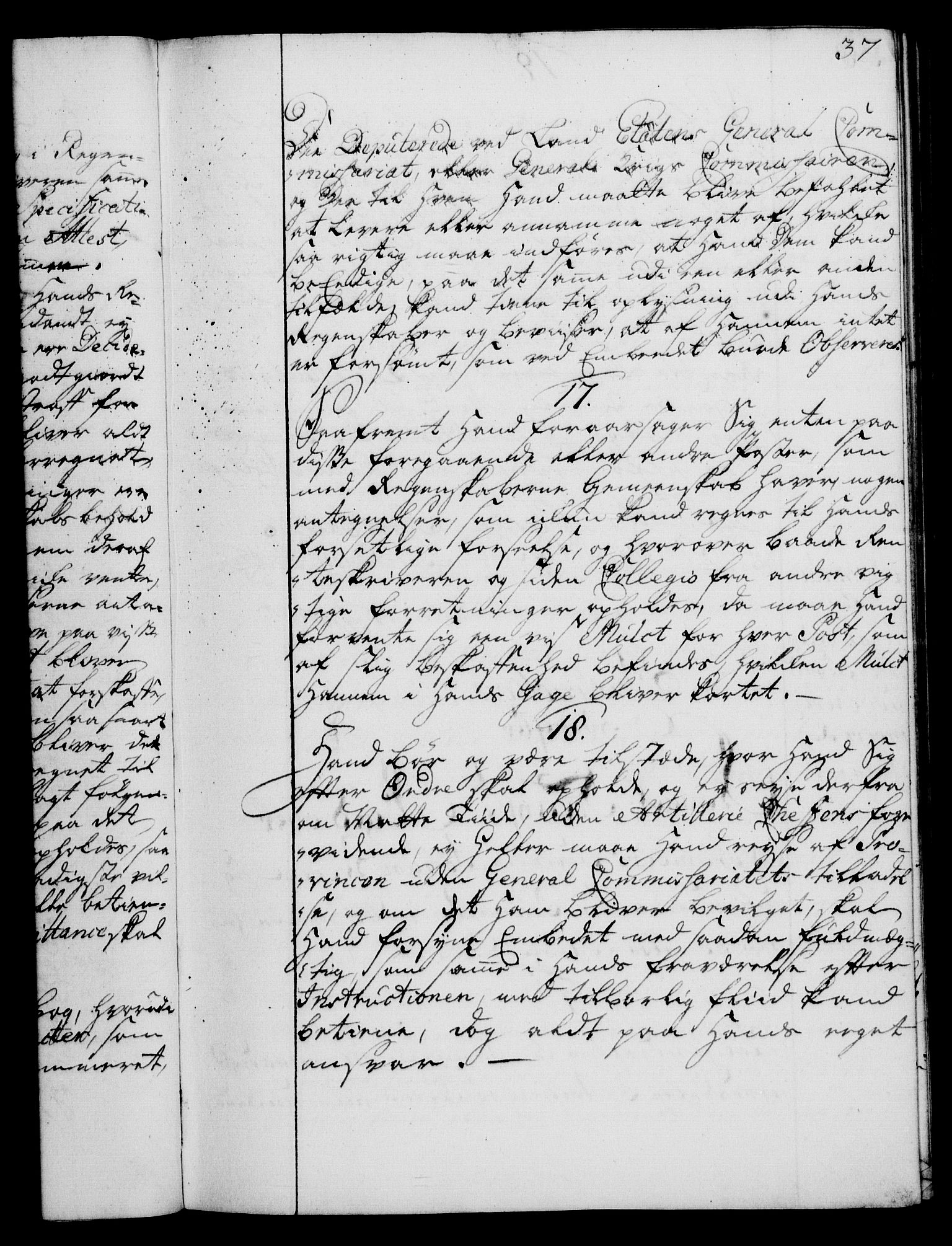 Rentekammeret, Kammerkanselliet, RA/EA-3111/G/Gg/Ggi/L0003: Norsk instruksjonsprotokoll med register (merket RK 53.36), 1751-1775, p. 37