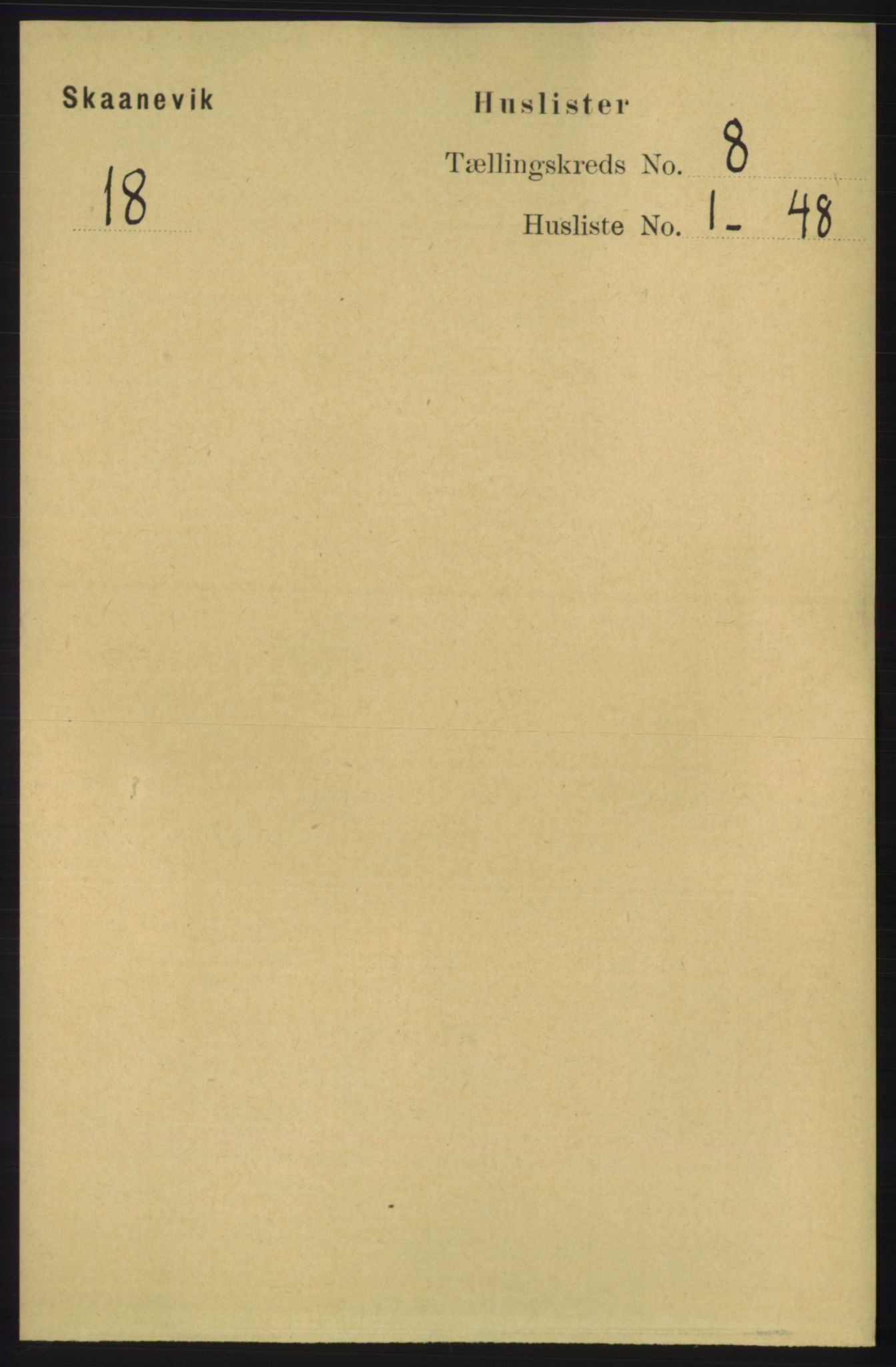 RA, 1891 census for 1212 Skånevik, 1891, p. 2130