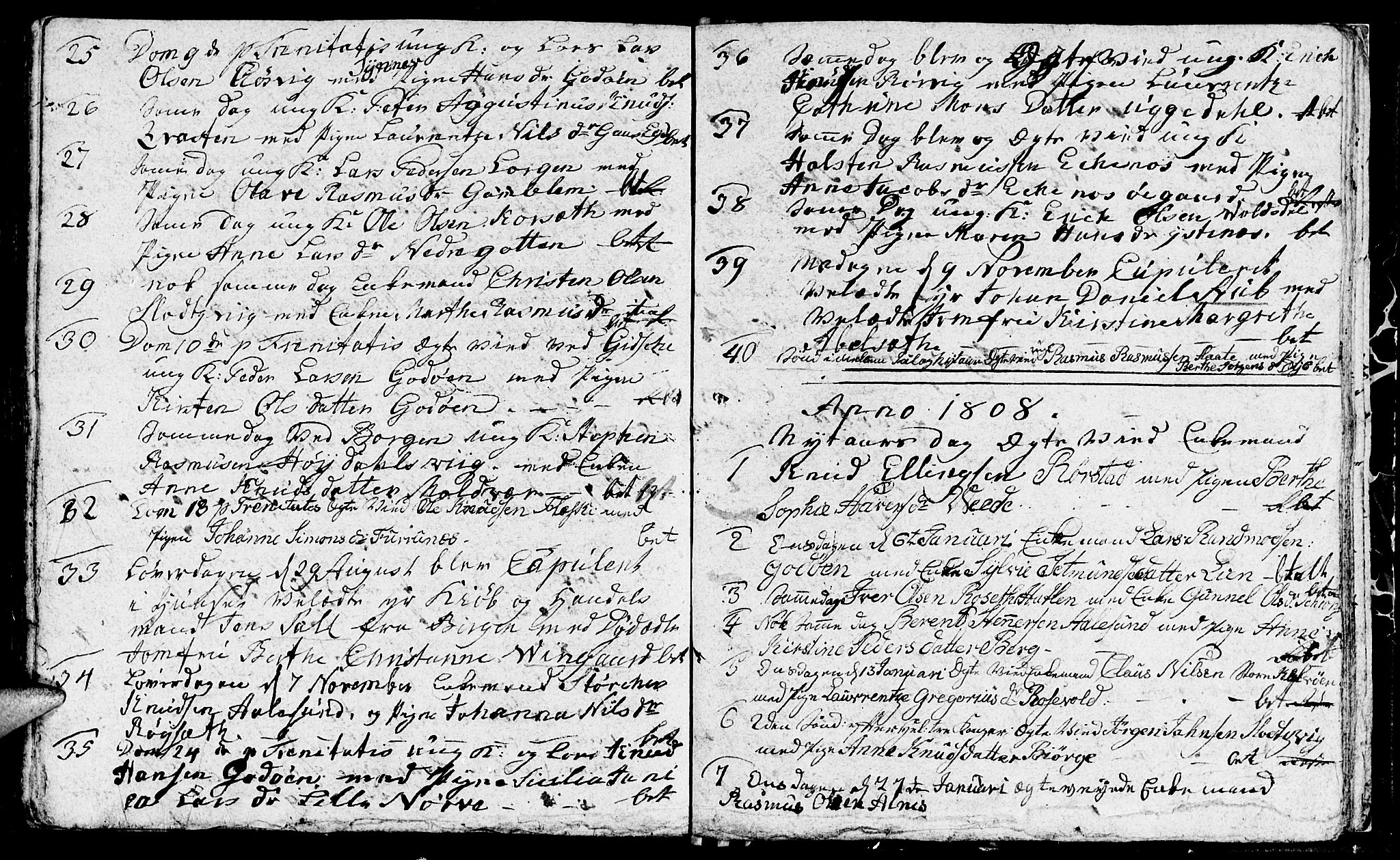 Ministerialprotokoller, klokkerbøker og fødselsregistre - Møre og Romsdal, SAT/A-1454/528/L0422: Parish register (copy) no. 528C03, 1801-1825