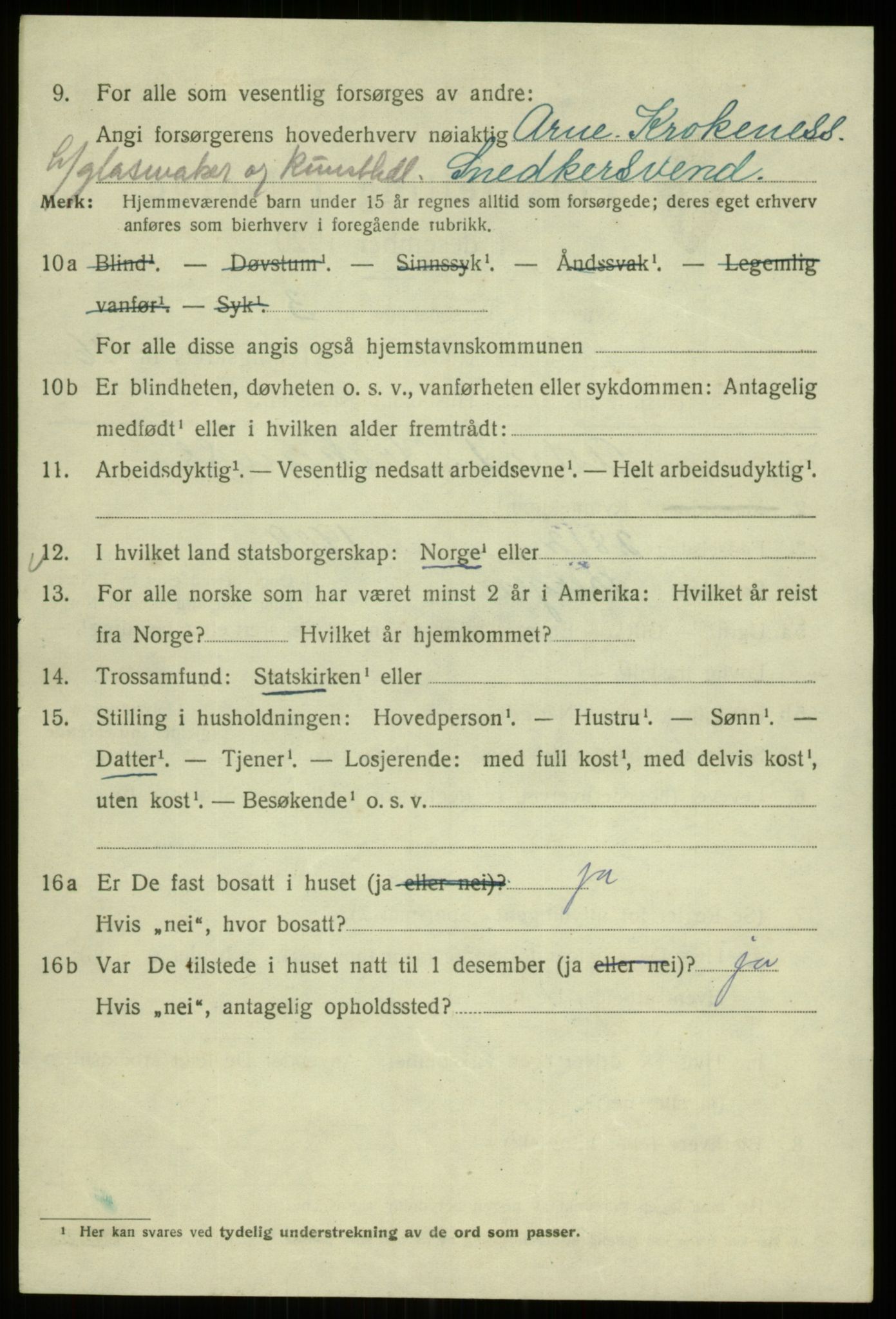 SAB, 1920 census for Bergen, 1920, p. 169897