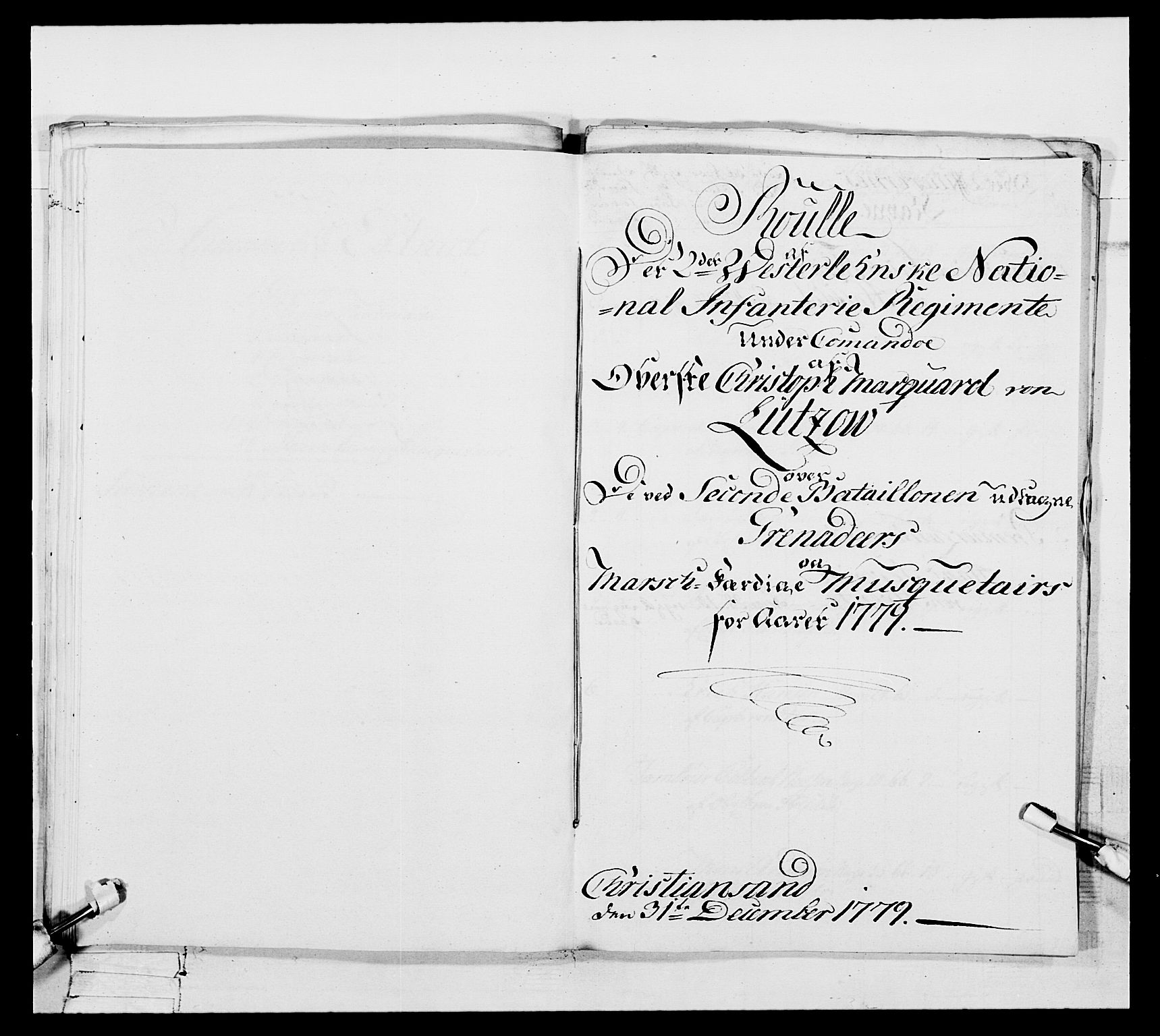 Generalitets- og kommissariatskollegiet, Det kongelige norske kommissariatskollegium, RA/EA-5420/E/Eh/L0106: 2. Vesterlenske nasjonale infanteriregiment, 1774-1780, p. 173