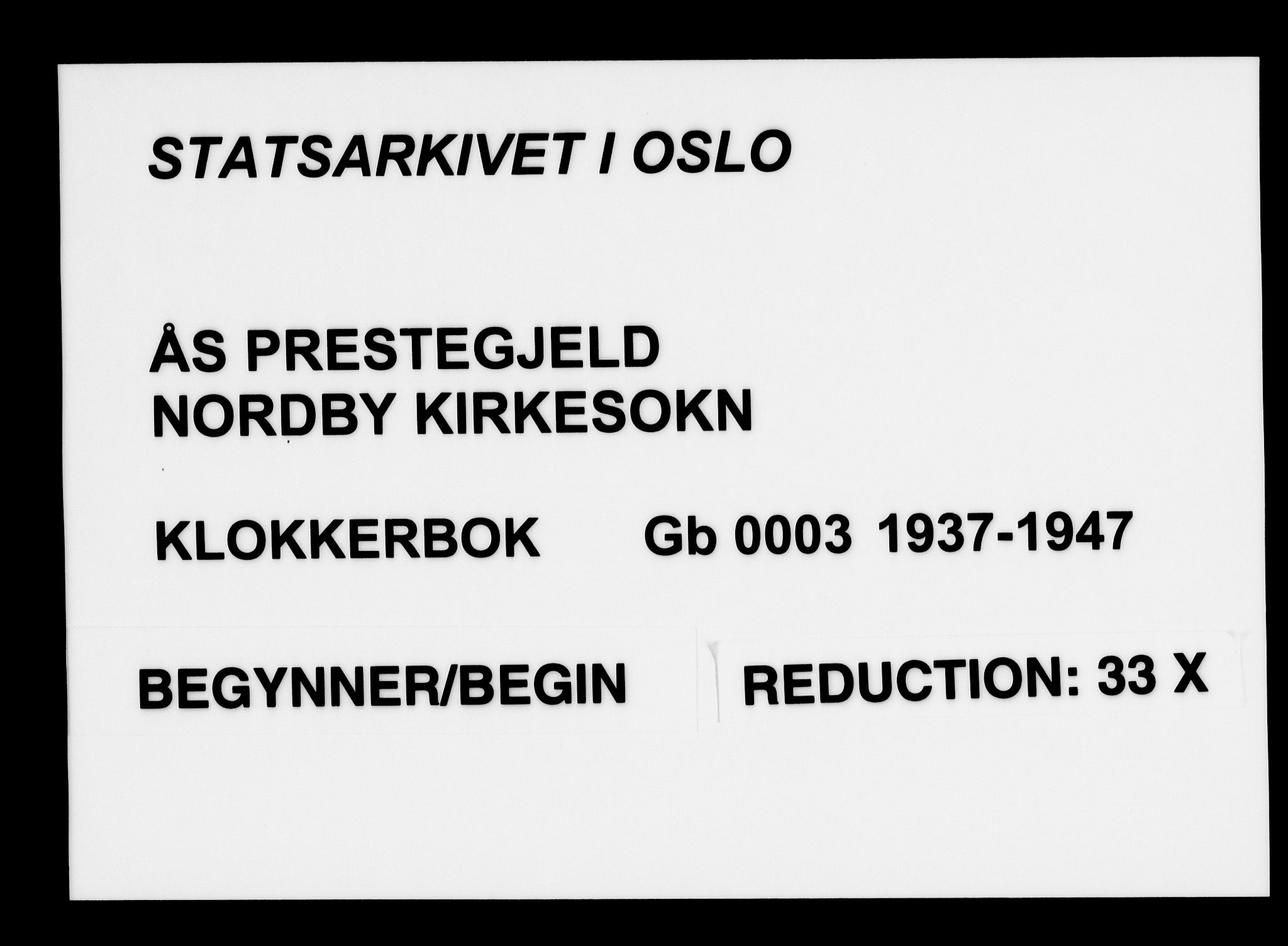 Ås prestekontor Kirkebøker, SAO/A-10894/G/Gb/L0003: Parish register (copy) no. II 3, 1937-1947