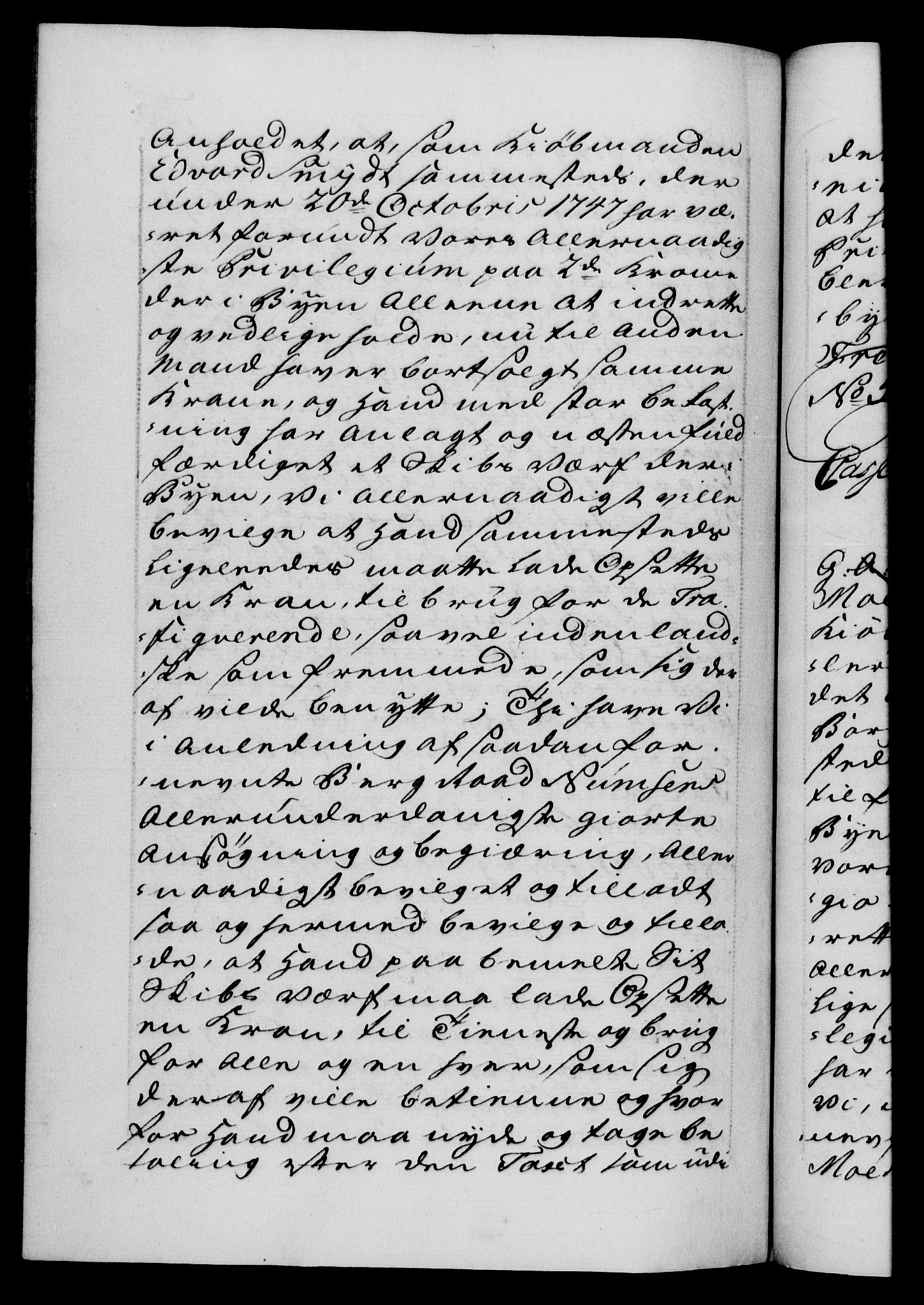 Danske Kanselli 1572-1799, AV/RA-EA-3023/F/Fc/Fca/Fcaa/L0042: Norske registre, 1763-1766, p. 736b