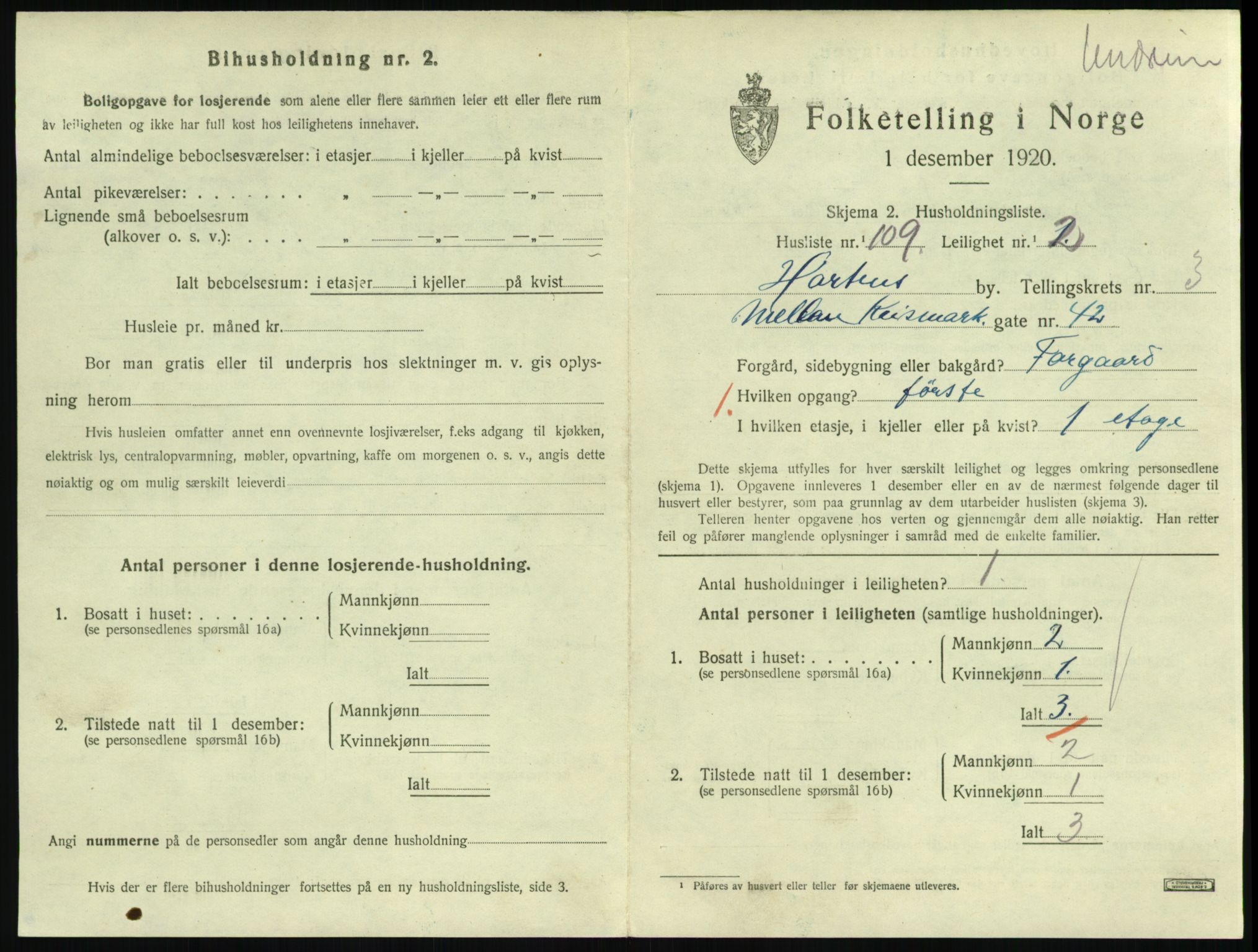 SAKO, 1920 census for Horten, 1920, p. 4503