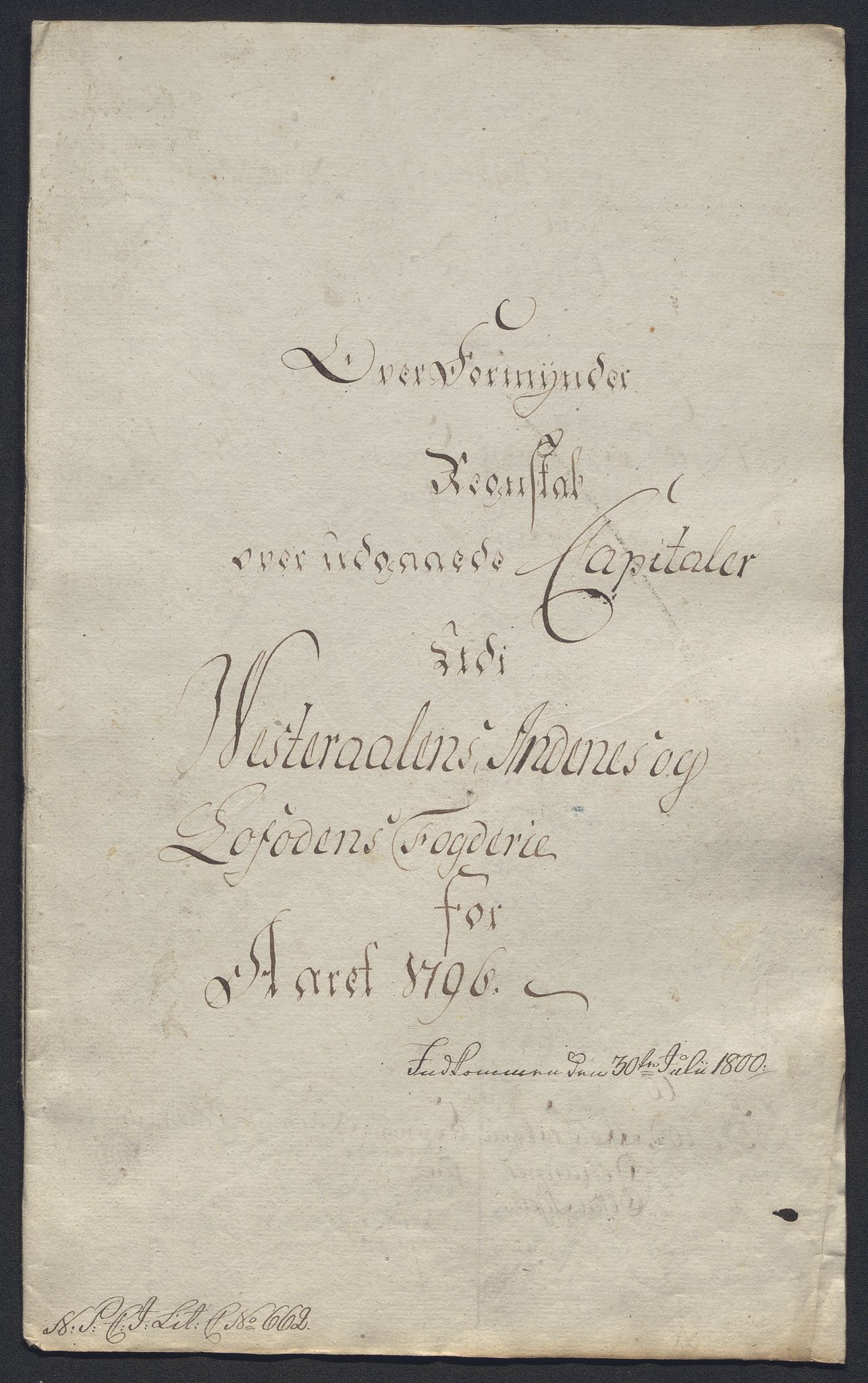 Danske Kanselli 1800-1814, AV/RA-EA-3024/K/Kk/Kkb8/L0020: Lofoten sorenskriveri, 1796-1803, p. 2