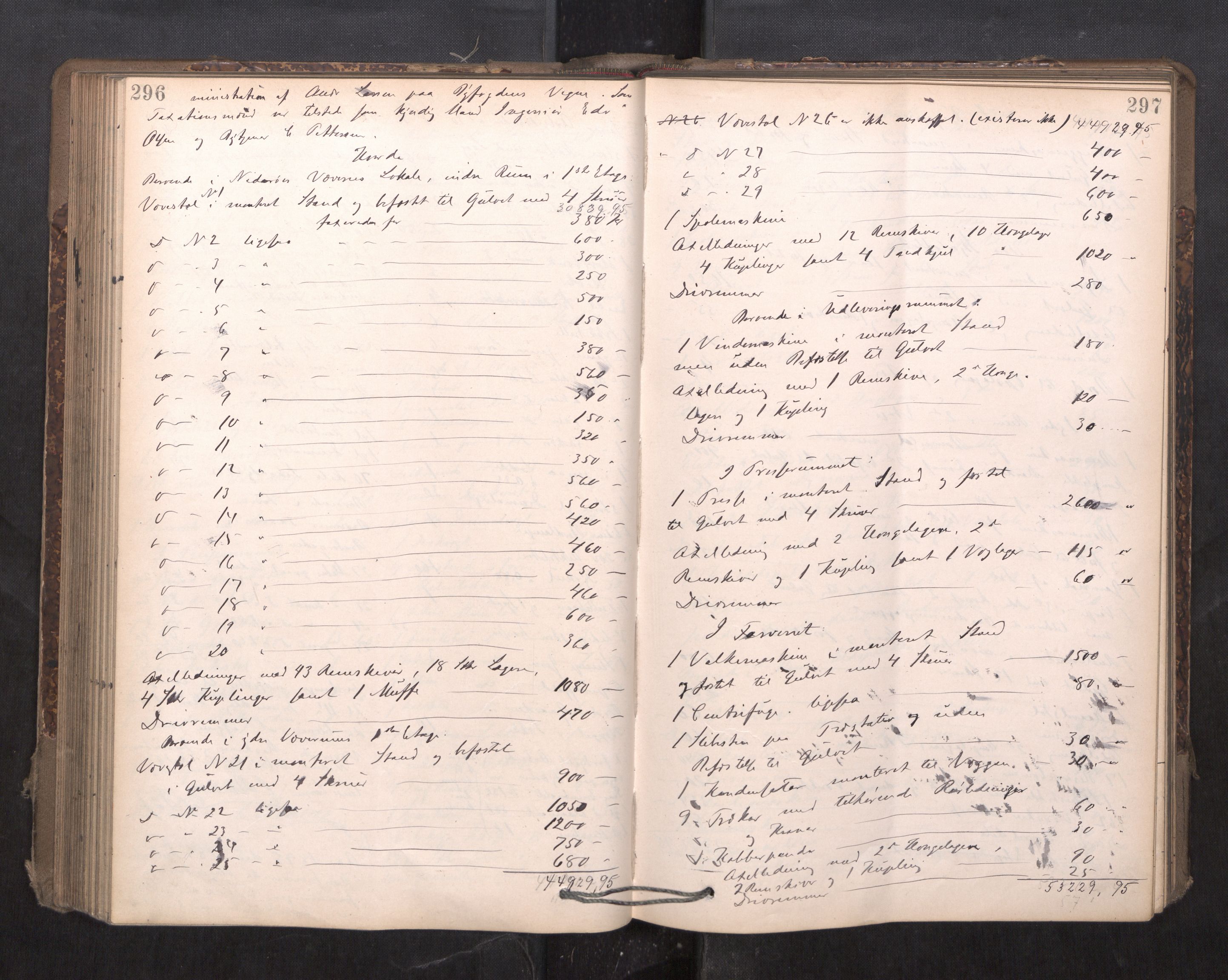 Trondheim byfogd, AV/SAT-A-0003/1/3/3C/L0015: Skifteregistreringsprotokoll - 24/2-21/3 (u/ register), 1893-1899, p. 296-297