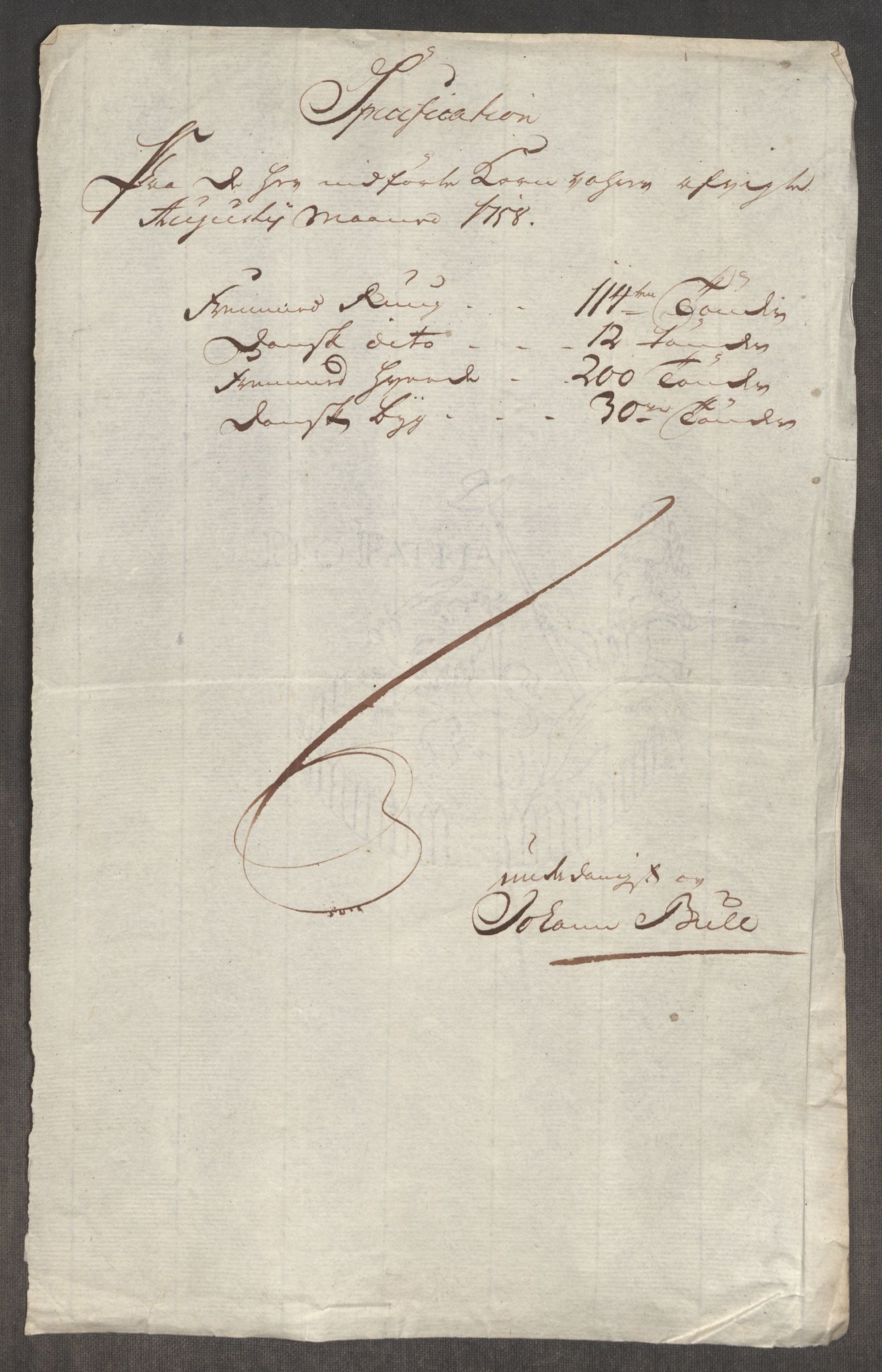 Rentekammeret inntil 1814, Realistisk ordnet avdeling, AV/RA-EA-4070/Oe/L0006: [Ø1]: Priskuranter, 1758-1760, p. 321