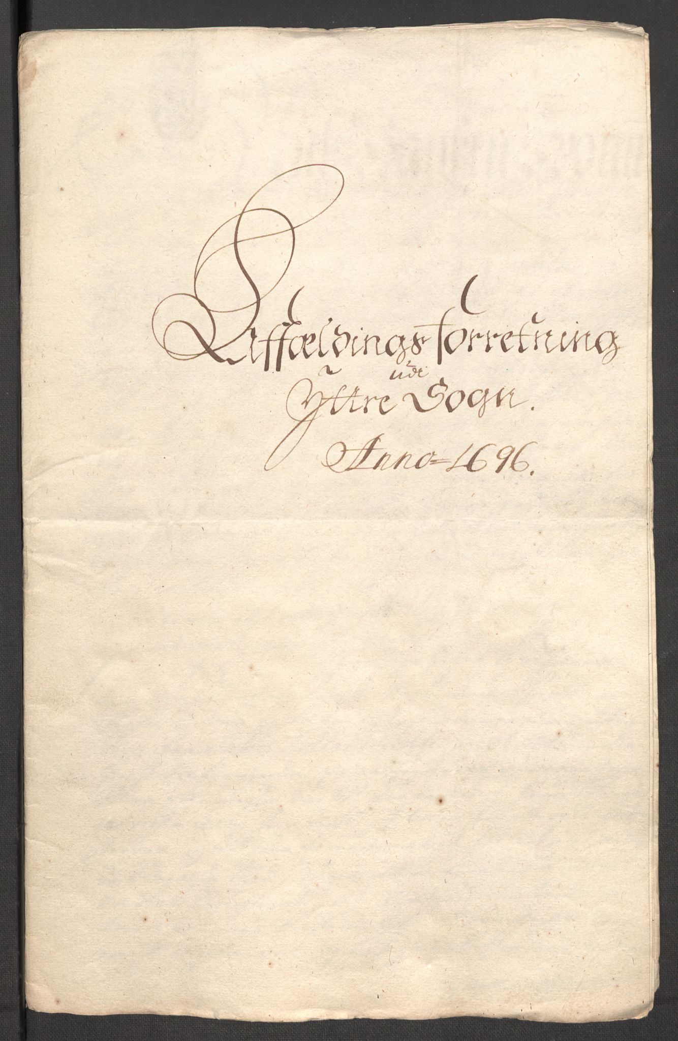 Rentekammeret inntil 1814, Reviderte regnskaper, Fogderegnskap, RA/EA-4092/R52/L3309: Fogderegnskap Sogn, 1696-1697, p. 194