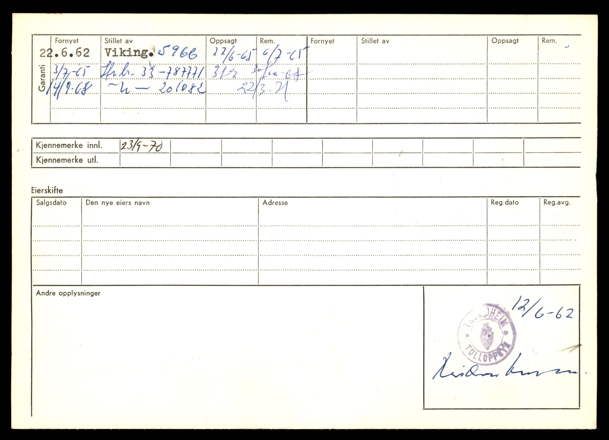 Møre og Romsdal vegkontor - Ålesund trafikkstasjon, AV/SAT-A-4099/F/Fe/L0036: Registreringskort for kjøretøy T 12831 - T 13030, 1927-1998, p. 1372