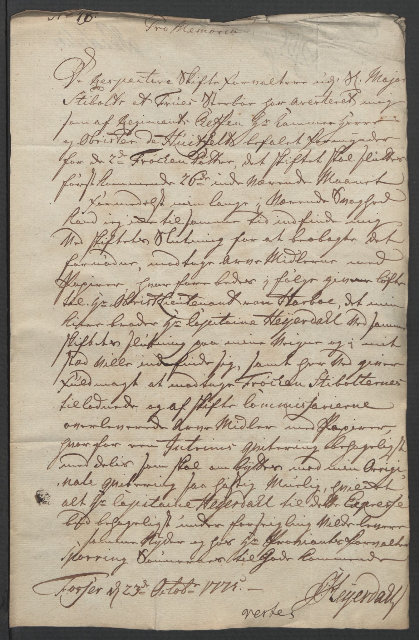 Forsvaret, Generalauditøren, AV/RA-RAFA-1772/F/Fj/Fja/L0034: --, 1753-1817, p. 264