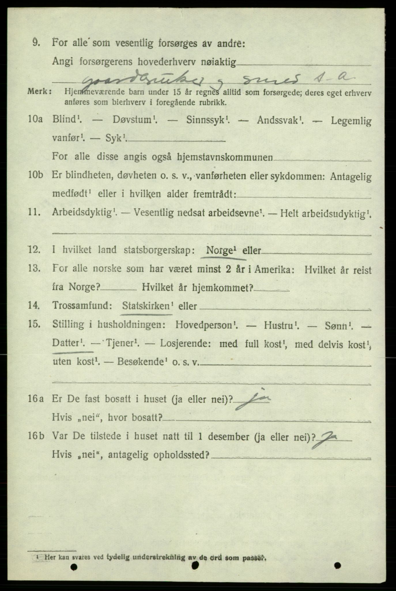 SAB, 1920 census for Kvinnherad, 1920, p. 4481