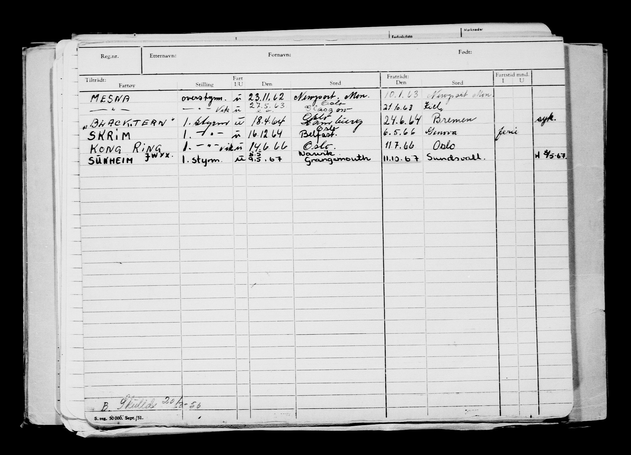 Direktoratet for sjømenn, AV/RA-S-3545/G/Gb/L0169: Hovedkort, 1919, p. 674