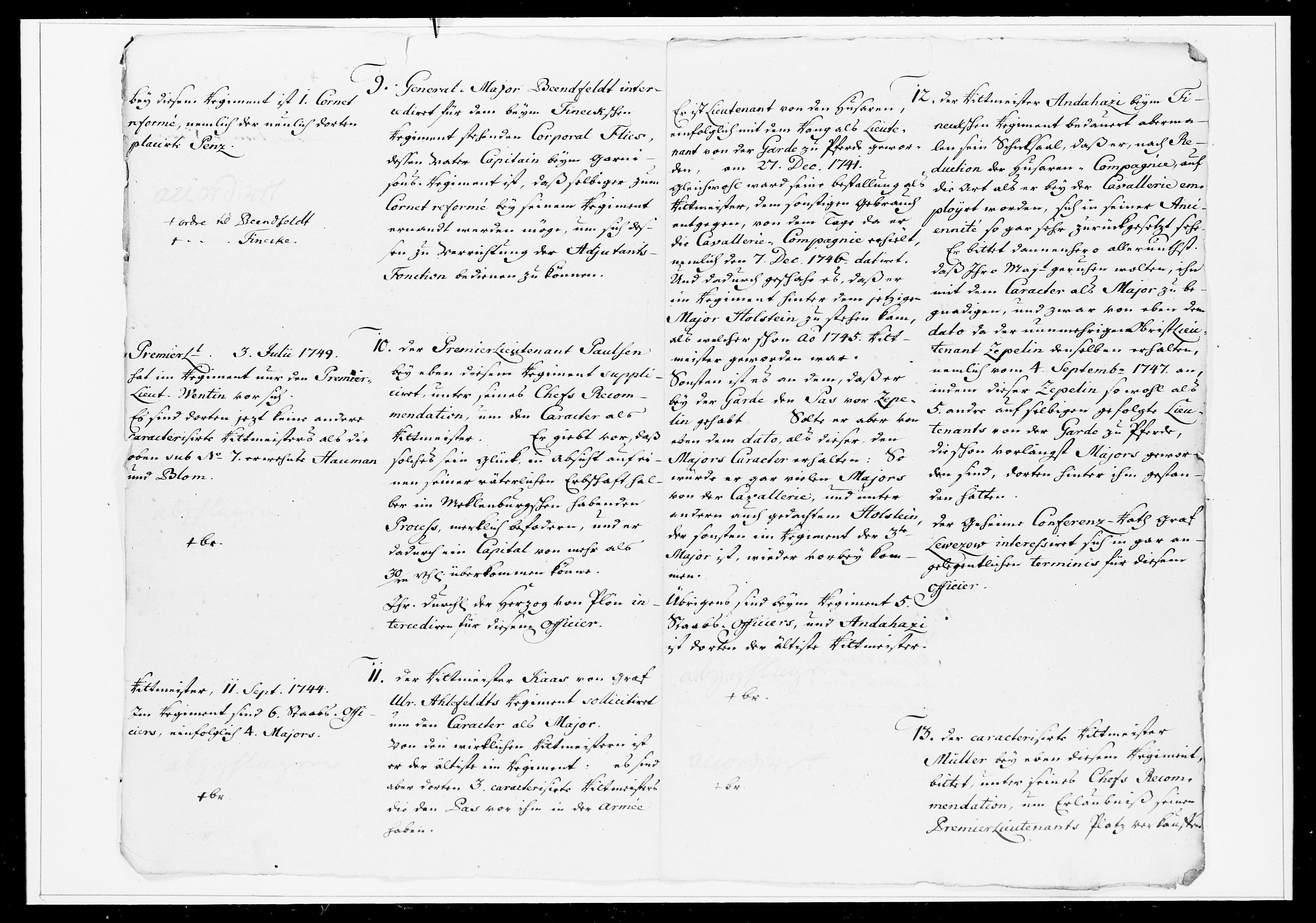 Krigskollegiet, Krigskancelliet, DRA/A-0006/-/1241-1247: Refererede sager, 1753, p. 206
