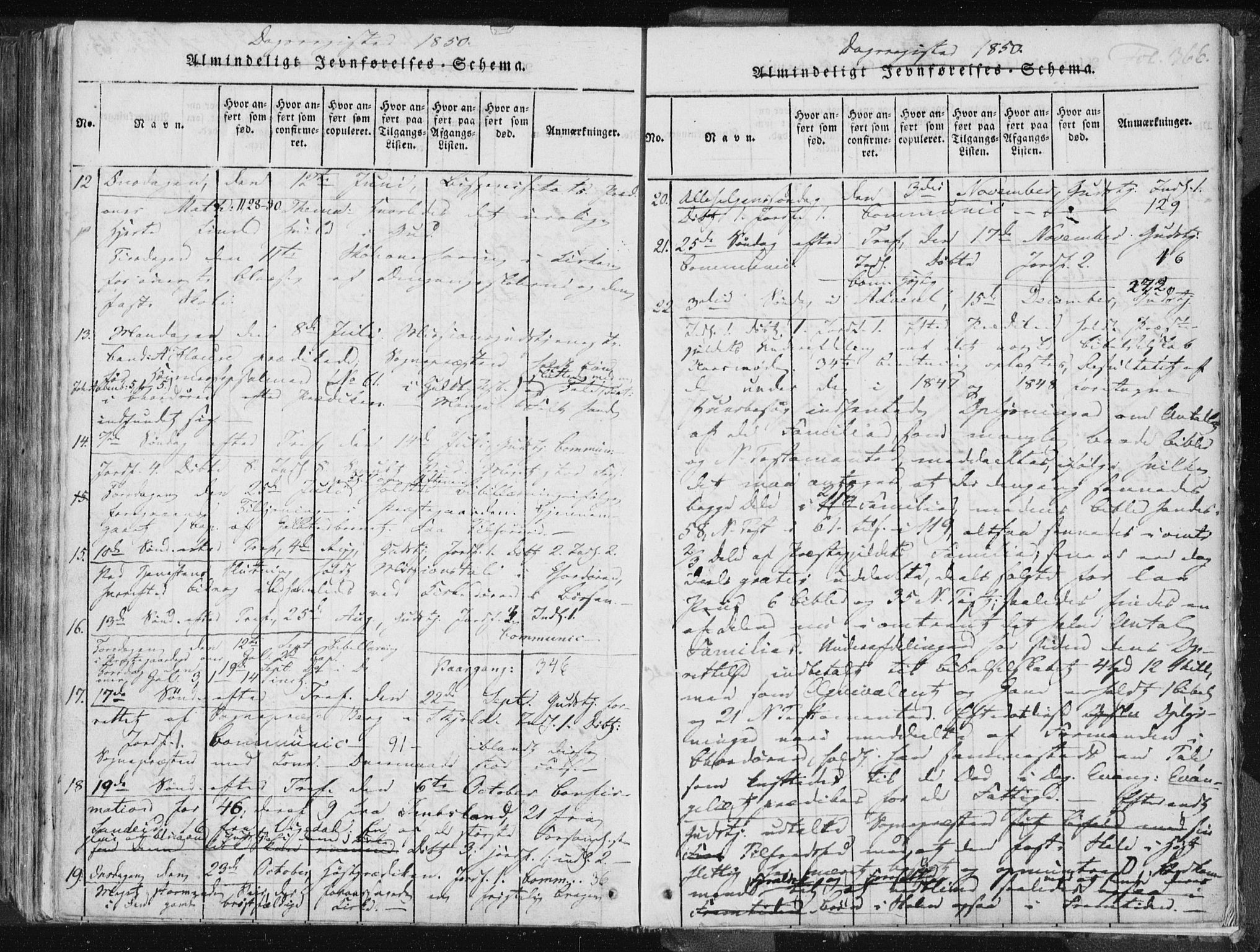 Vikedal sokneprestkontor, AV/SAST-A-101840/01/IV: Parish register (official) no. A 3, 1817-1850, p. 366