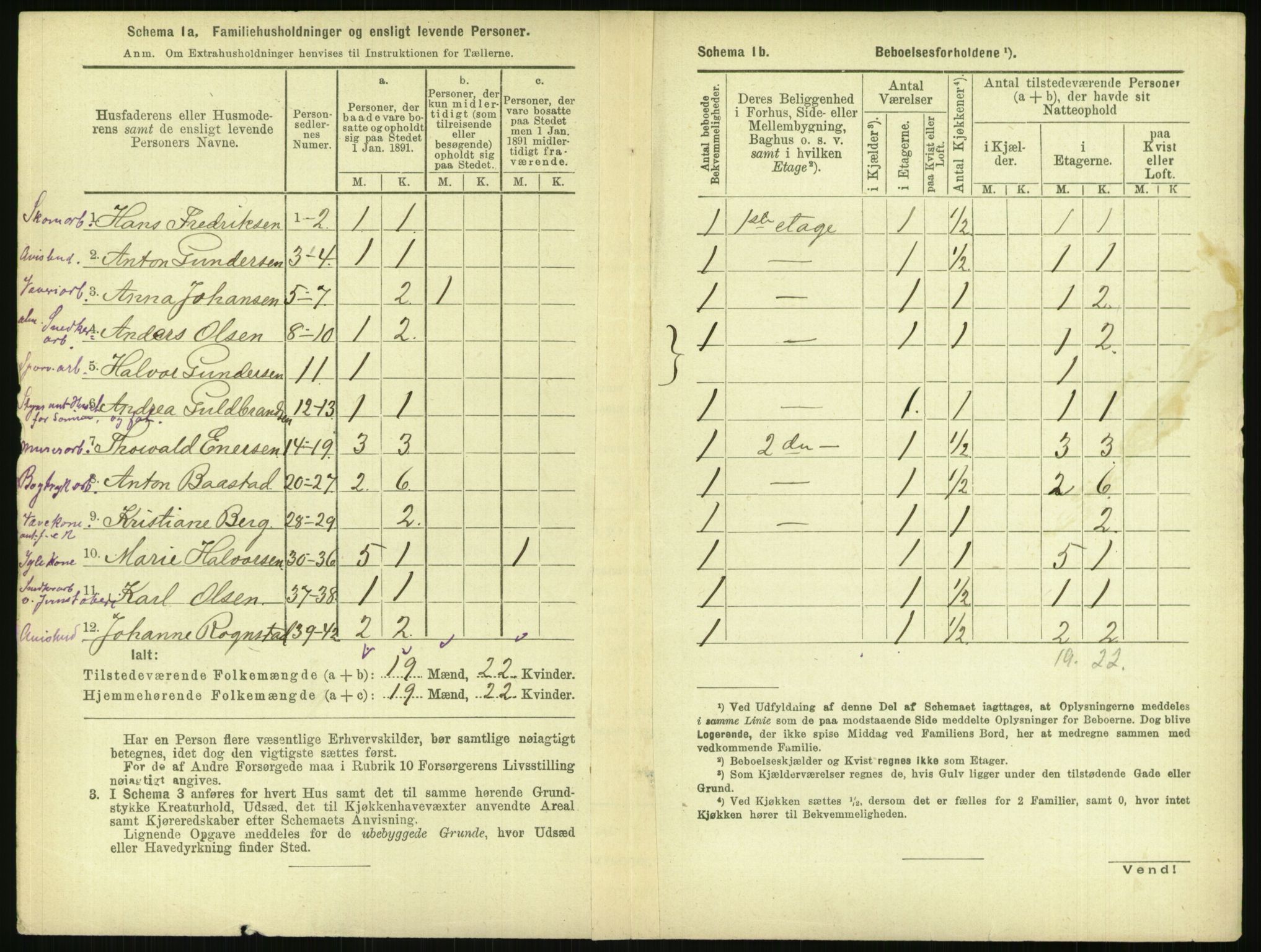 RA, 1891 census for 0301 Kristiania, 1891, p. 147024