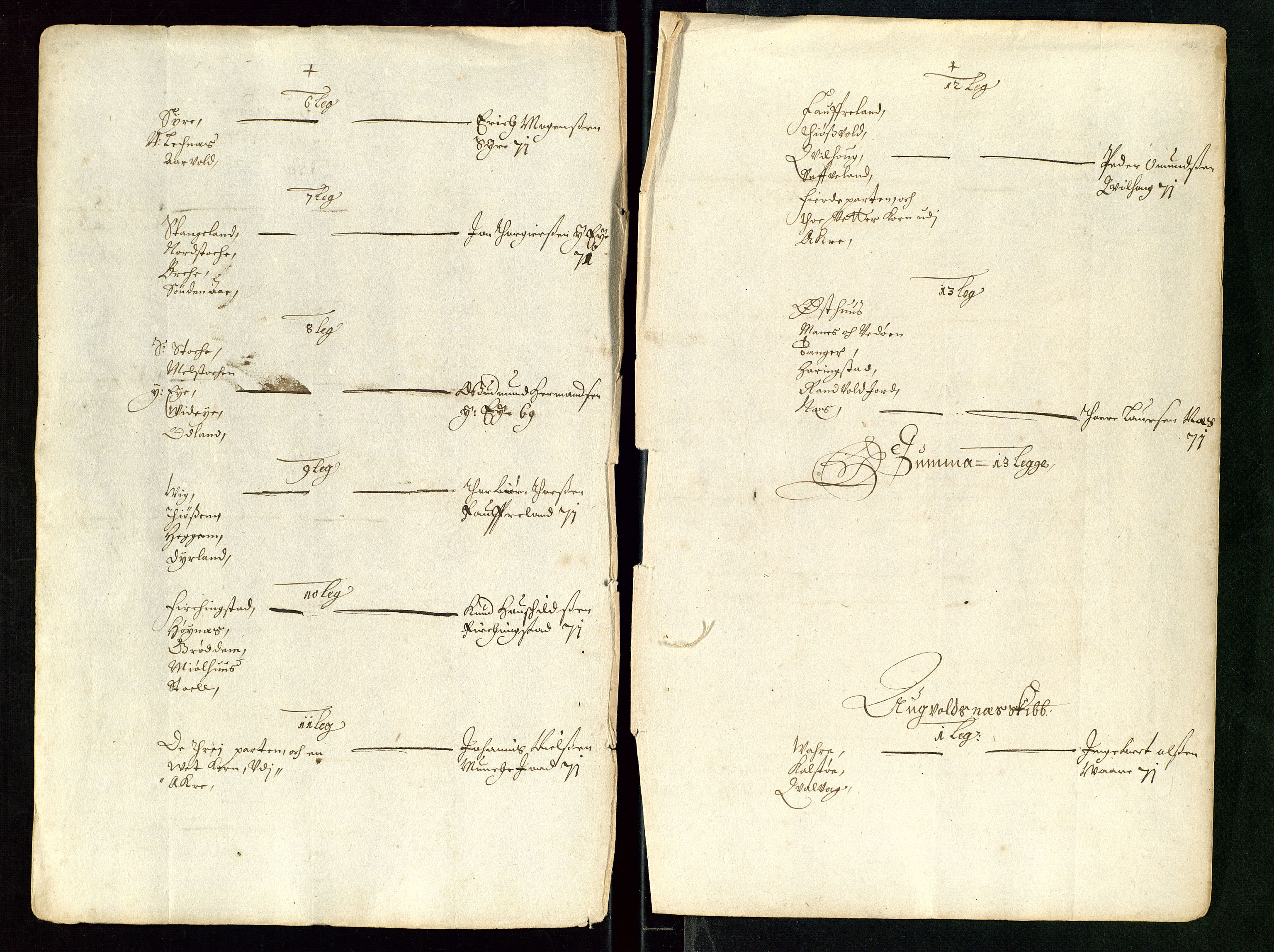 Stavanger len, SAST/A-101870/Ob/L0025: Diverse, 1644-1661, p. 268