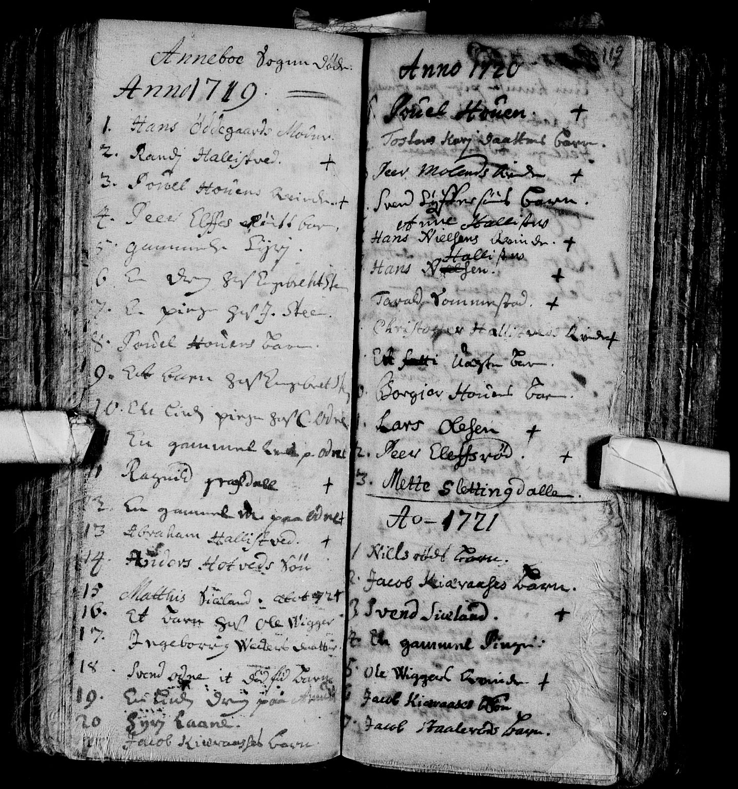 Andebu kirkebøker, AV/SAKO-A-336/F/Fa/L0001: Parish register (official) no. 1 /1, 1623-1738, p. 119