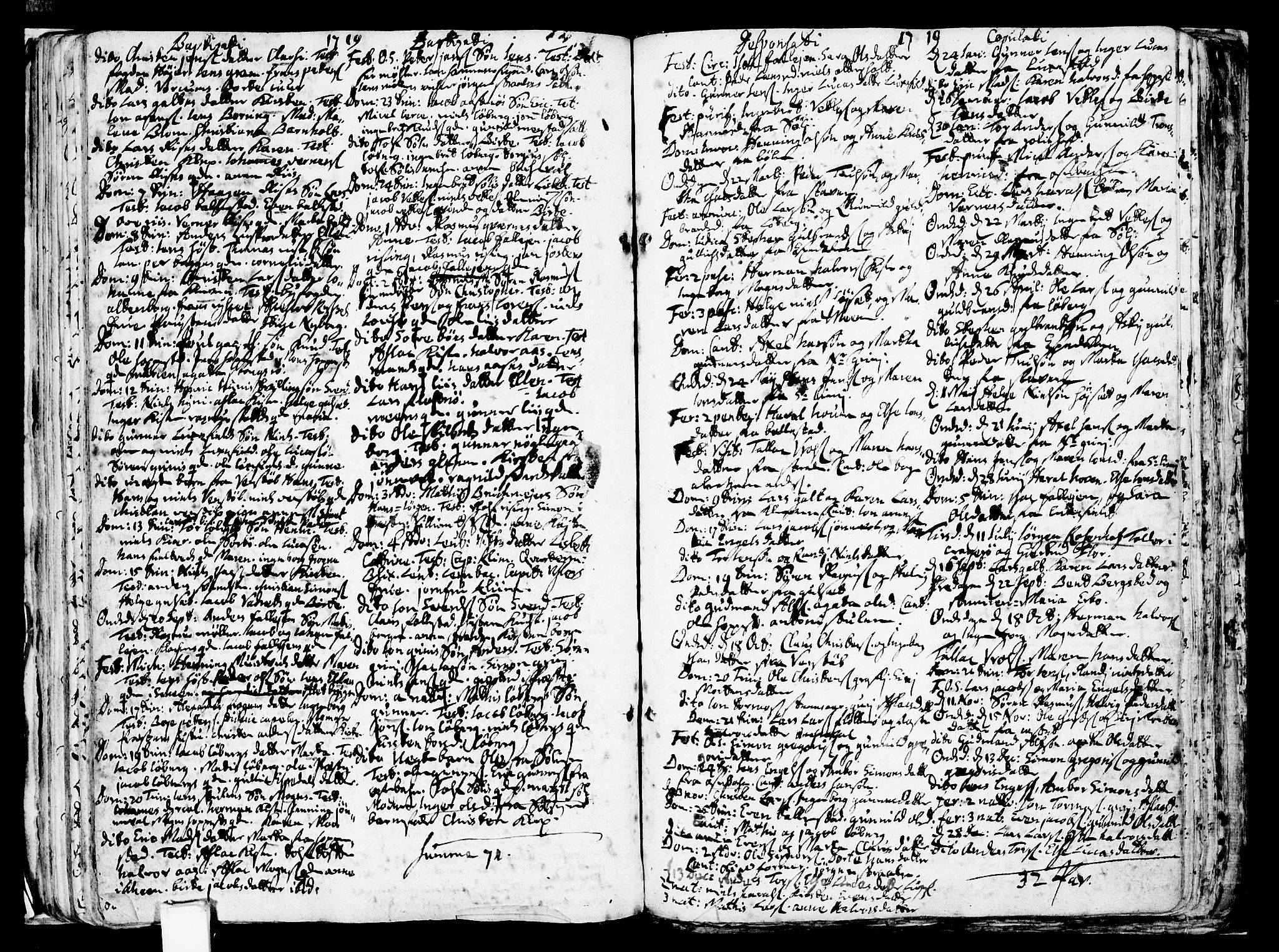 Gjerpen kirkebøker, AV/SAKO-A-265/F/Fa/L0001: Parish register (official) no. I 1, 1681-1746