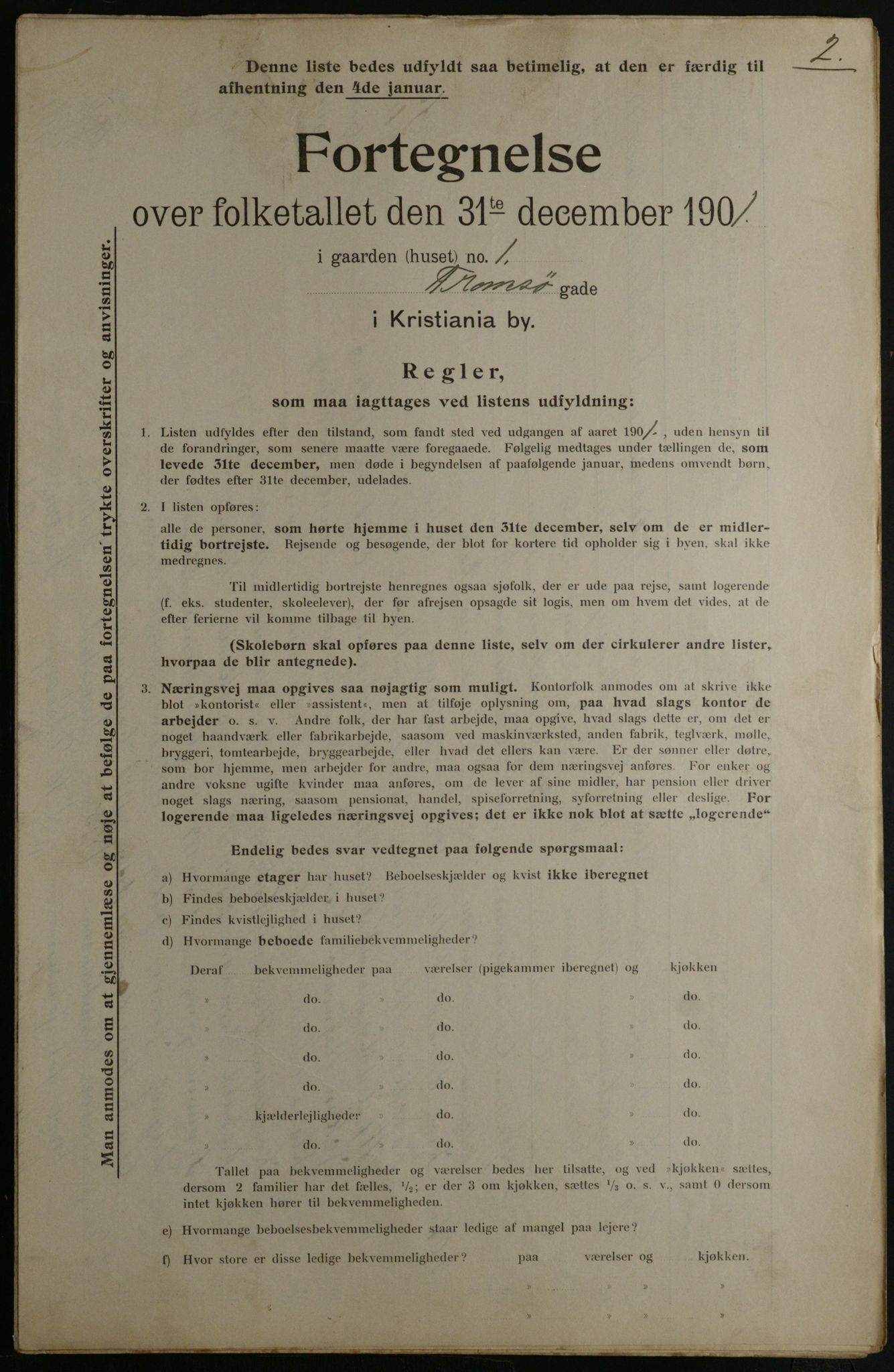 OBA, Municipal Census 1901 for Kristiania, 1901, p. 17748