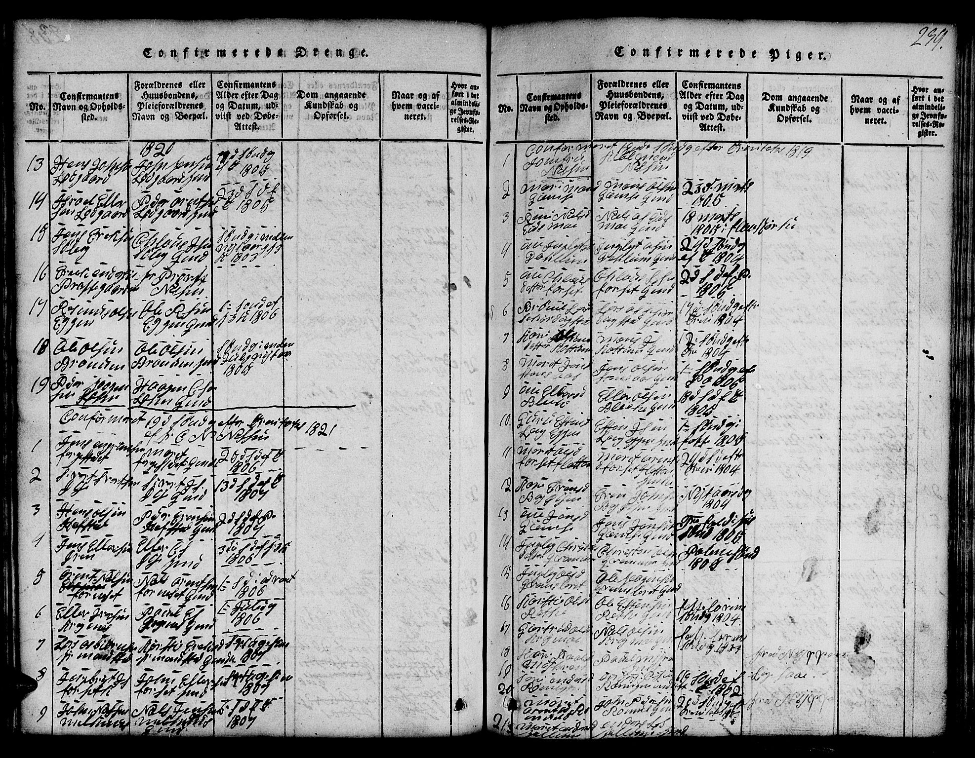Ministerialprotokoller, klokkerbøker og fødselsregistre - Sør-Trøndelag, SAT/A-1456/691/L1092: Parish register (copy) no. 691C03, 1816-1852, p. 239