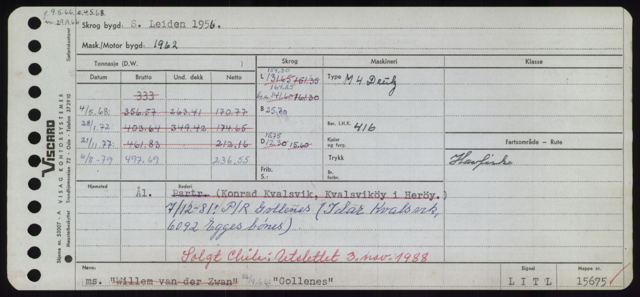 Sjøfartsdirektoratet med forløpere, Skipsmålingen, AV/RA-S-1627/H/Hd/L0013: Fartøy, Gne-Gås, p. 57