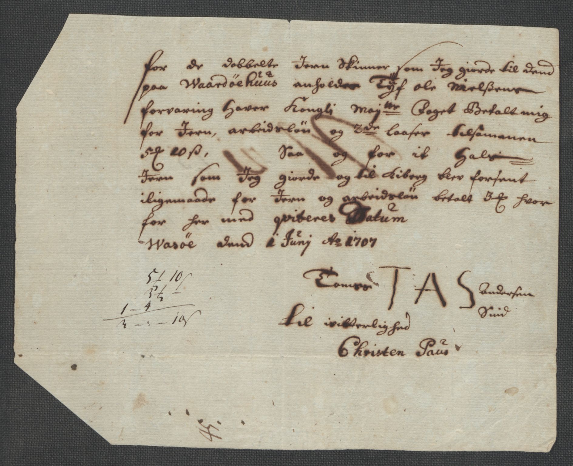 Rentekammeret inntil 1814, Reviderte regnskaper, Fogderegnskap, AV/RA-EA-4092/R69/L4852: Fogderegnskap Finnmark/Vardøhus, 1701-1704, p. 563