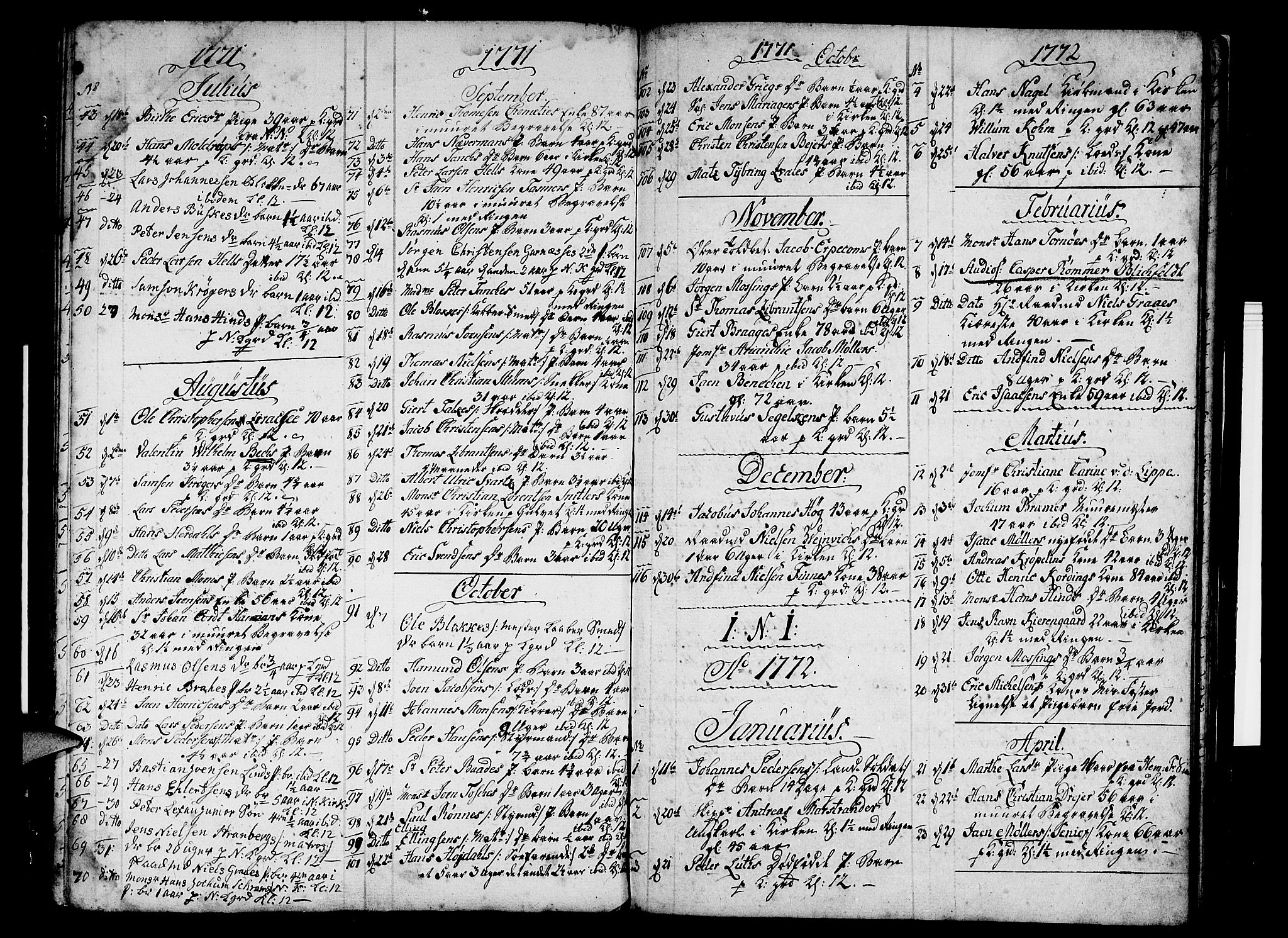 Nykirken Sokneprestembete, AV/SAB-A-77101/H/Haa/L0010: Parish register (official) no. A 10, 1759-1775, p. 30